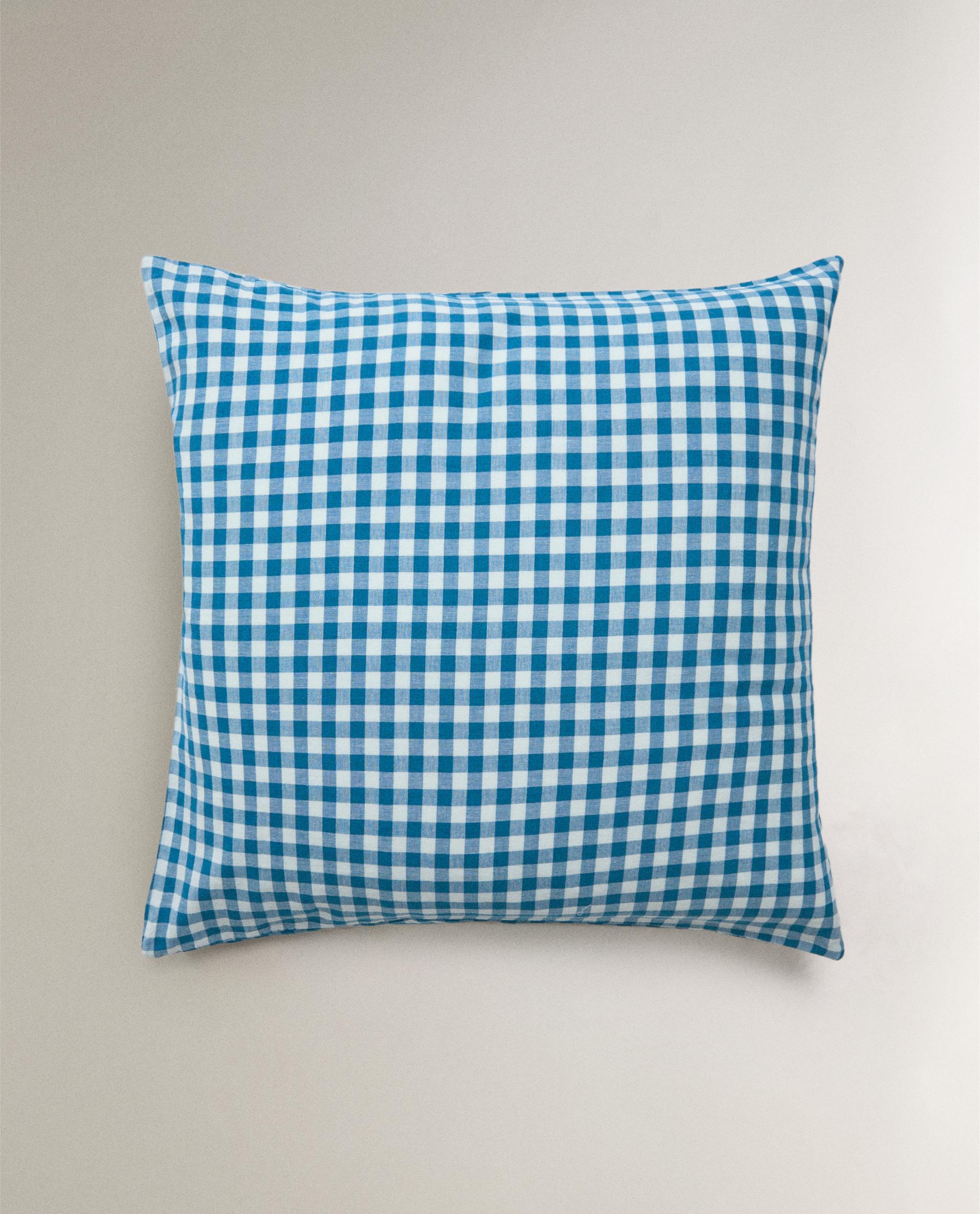 KIDS' CHECK MUSLIN PILLOWCASE product thumbnail 2