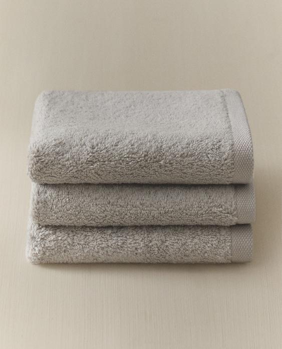 SET ASCIUGAMANI TOILETTE COTONE PREMIUM (SET DA 3)
