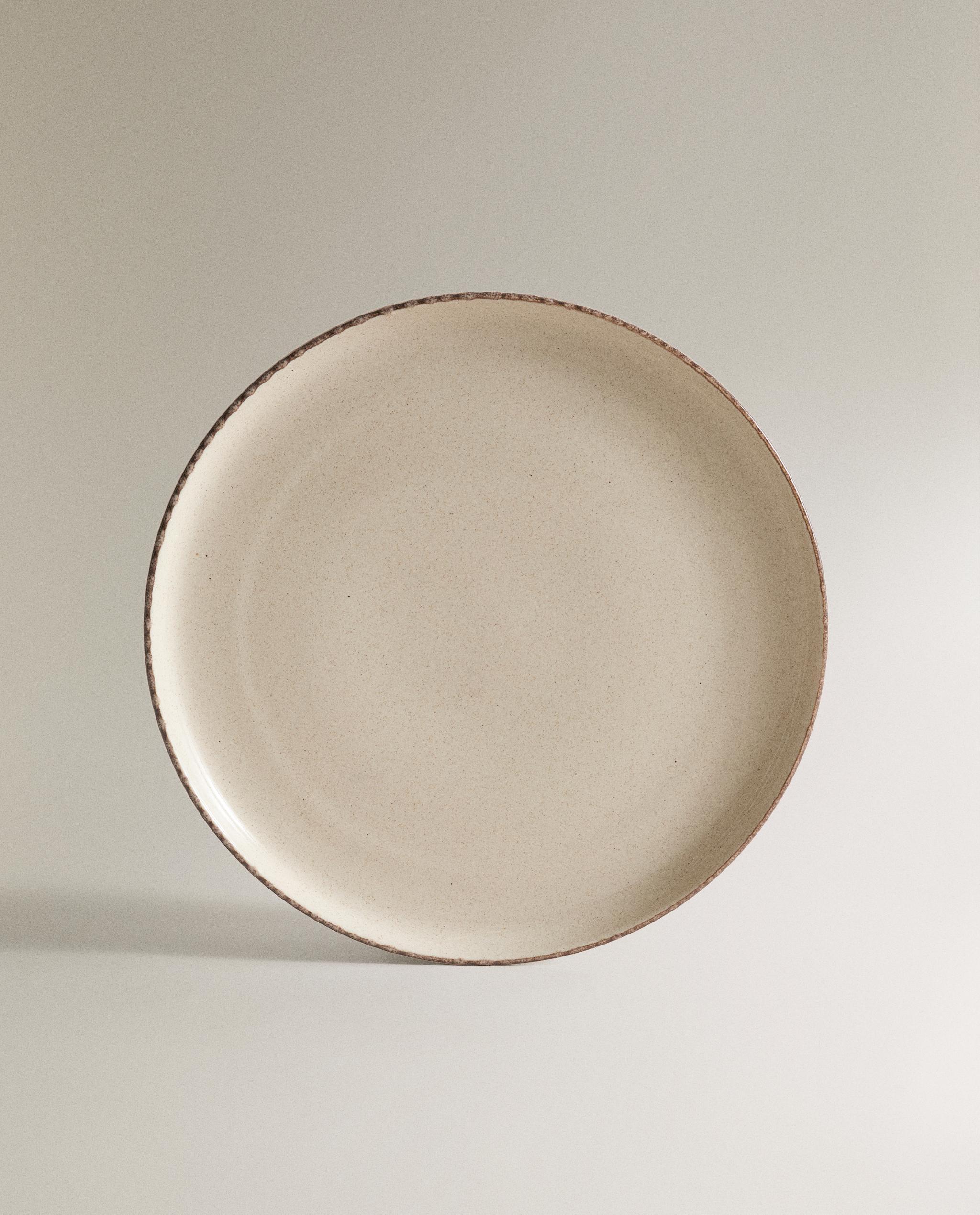 ANTIQUE FINISH STONEWARE DINNER SET WITH RIM product thumbnail 4