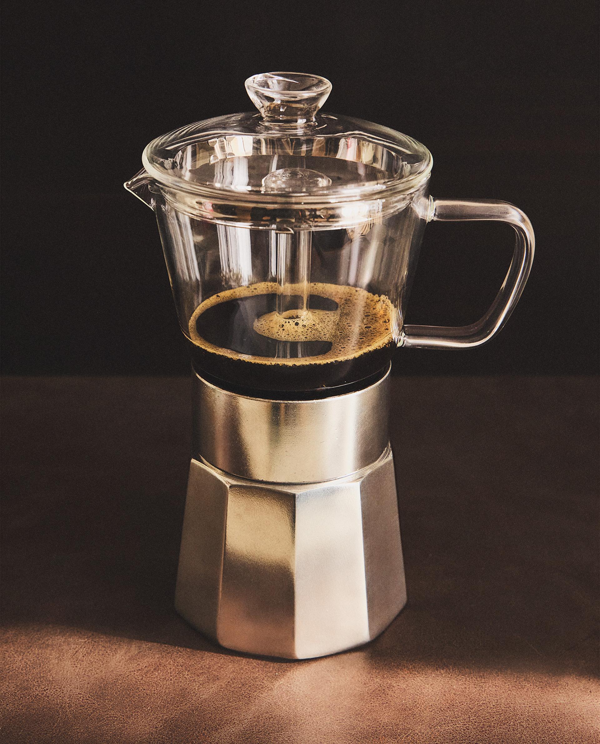 6杯用 ボロシリケイトガラス 直火式エスプレッソメーカー | Zara