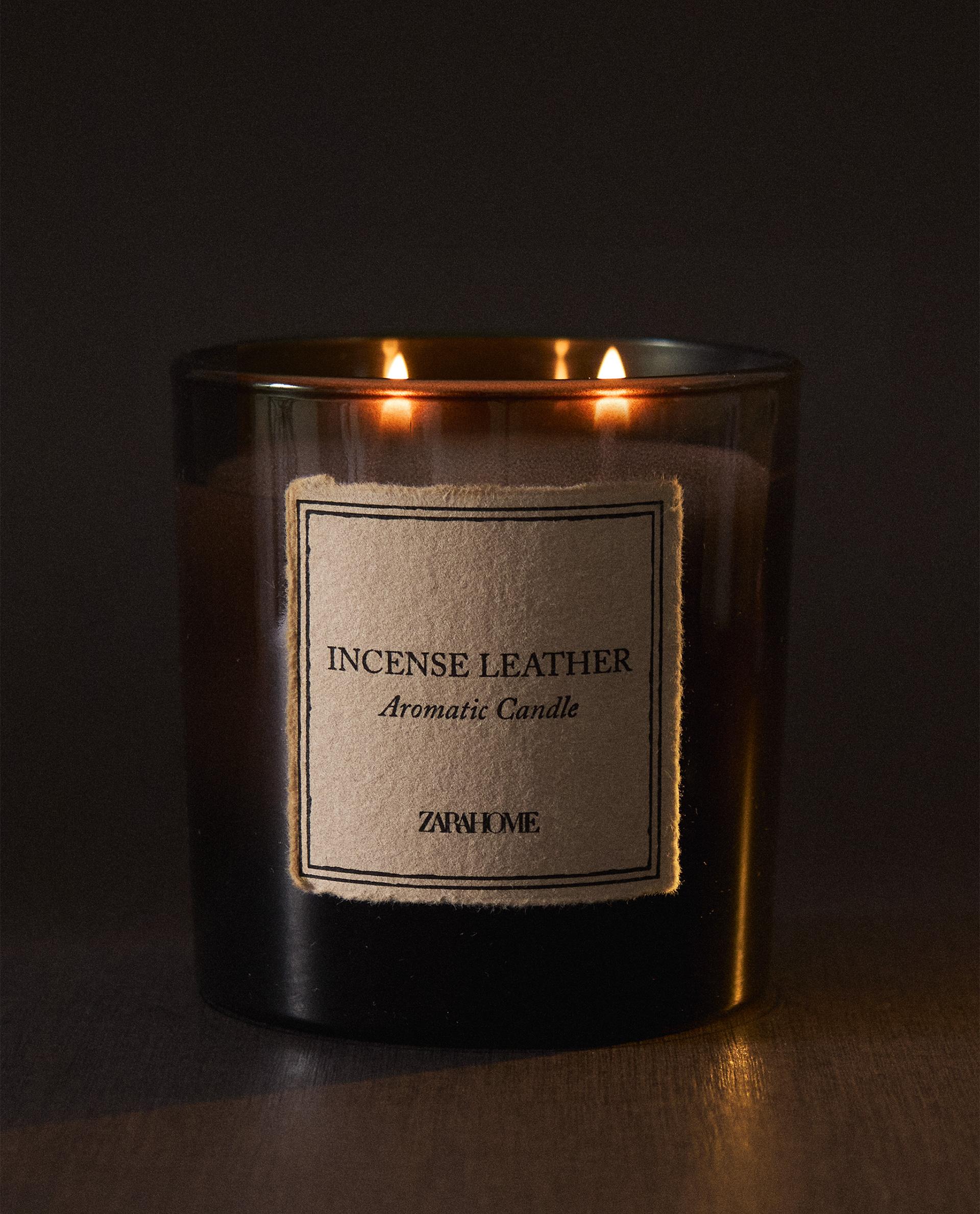 350G）INCENSE LEATHER アロマティックキャンドル | Zara Home 日本/Japan