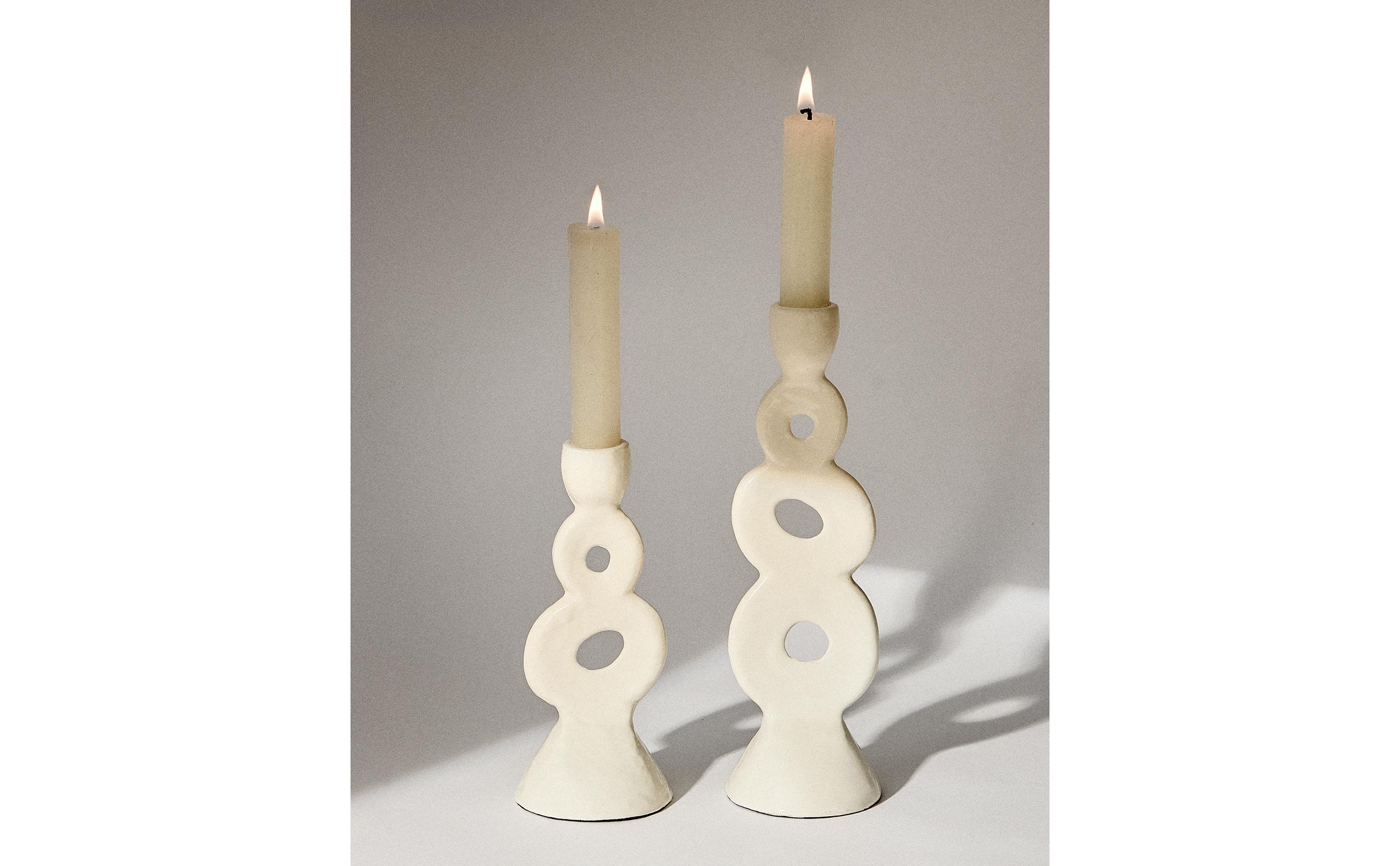 ALUMINIUM CANDLE HOLDER