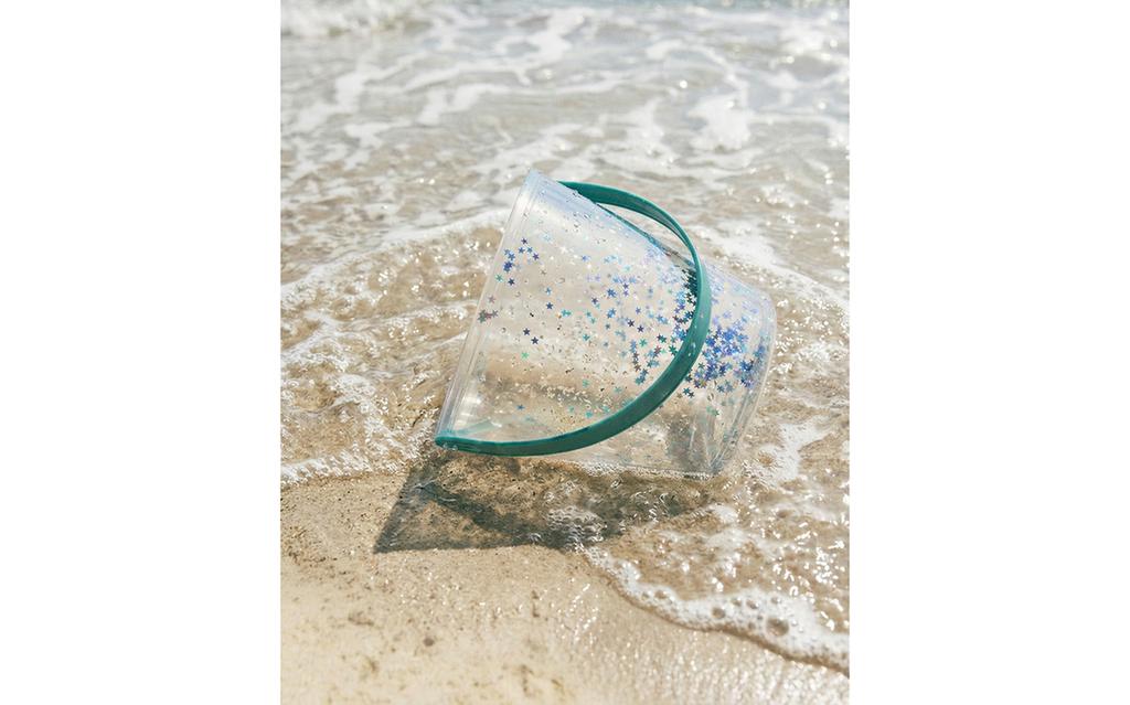 JOUET ENFANT SEAU PLAGE PAILLETTES