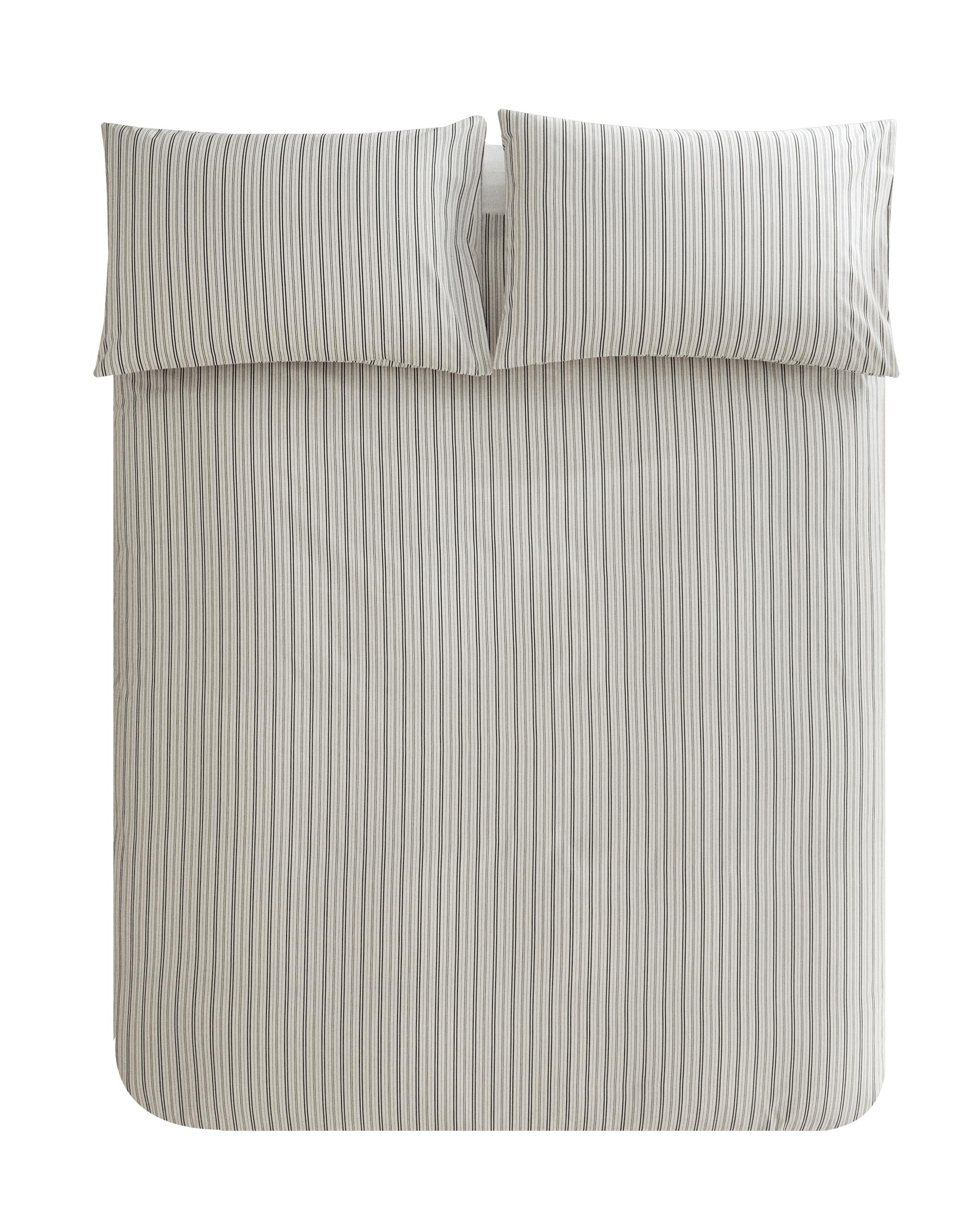 STRIPED PERCALE DUVET COVER product thumbnail 6