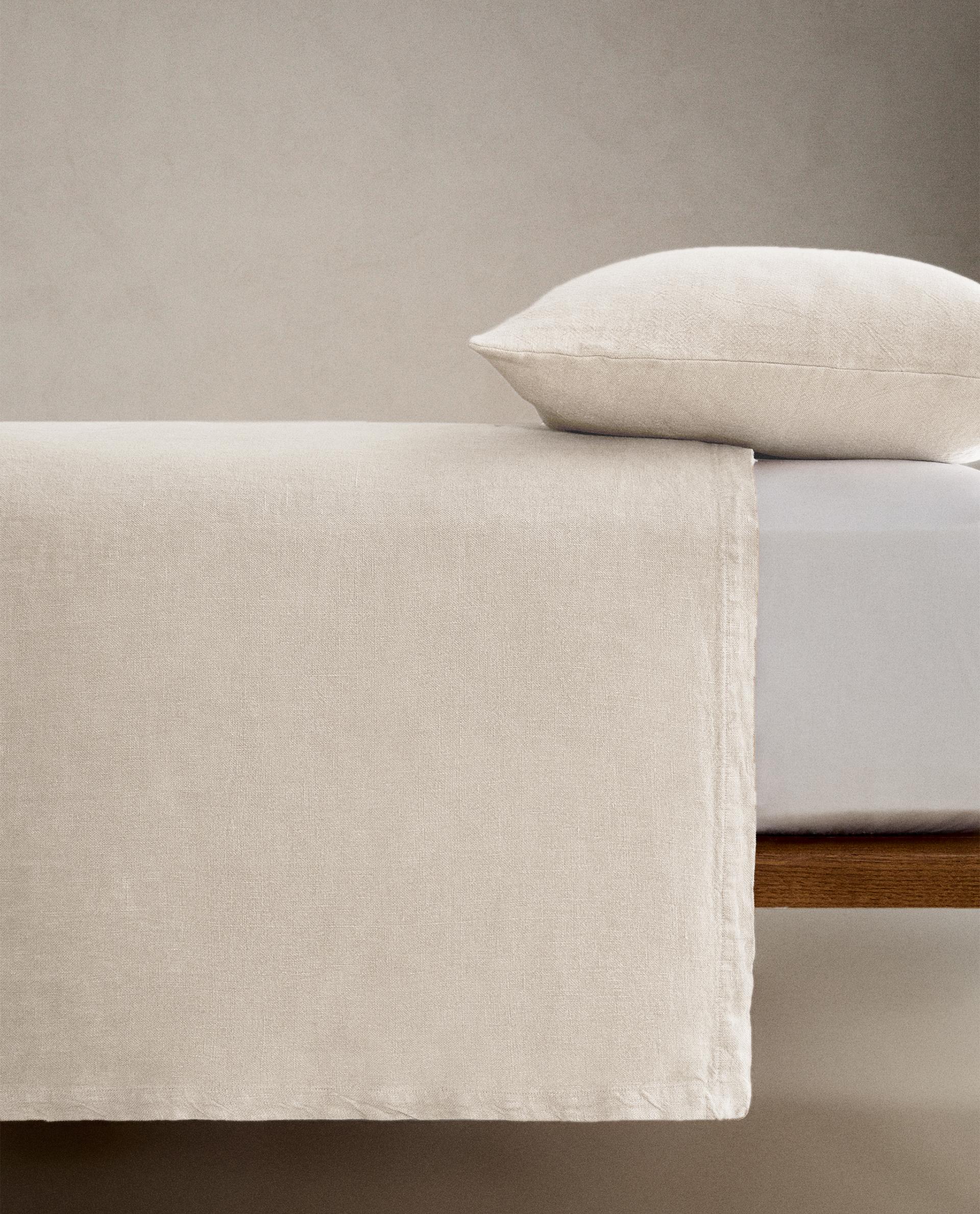 ウォッシュドリネン ベッドスプレッド（400 GXM²） | Zara Home 日本/Japan