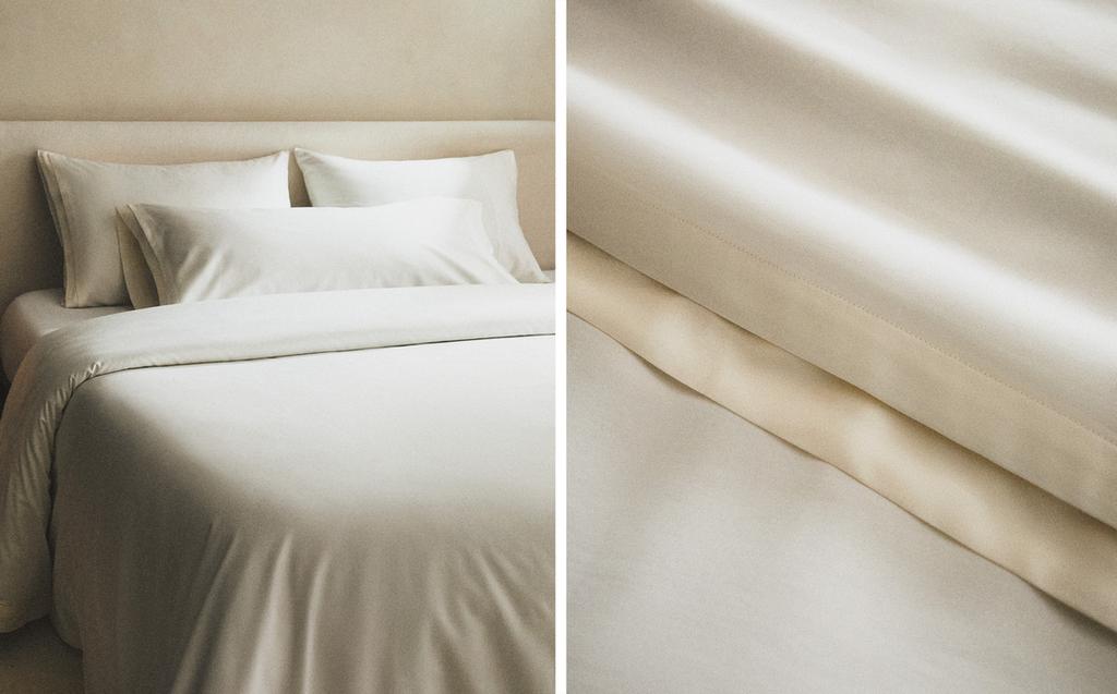 غلاف لحاف ساتان بإطار حرير (كثافة 300 خيط)