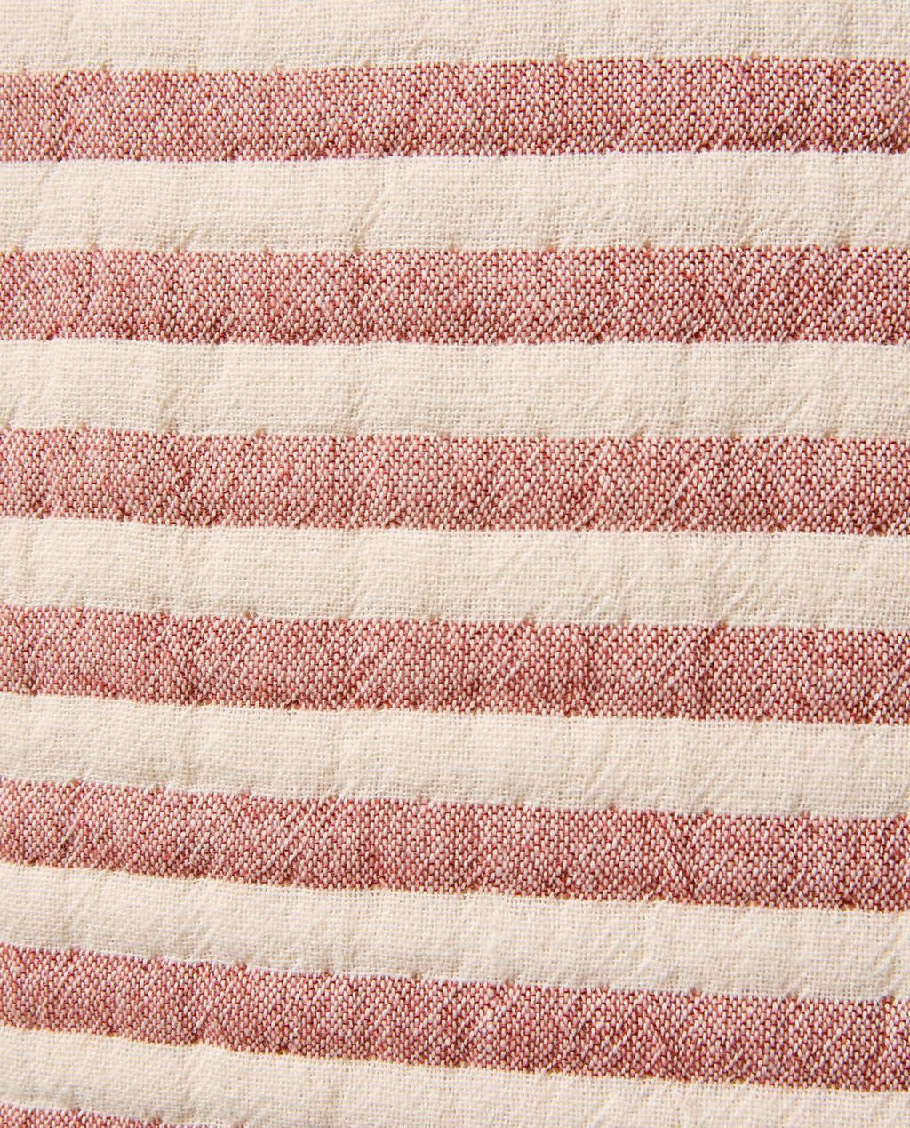 CHILDREN'S STRIPED MUSLIN CUSHION COVER