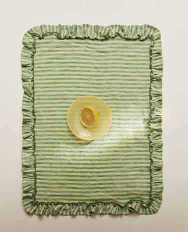 MANTEL INDIVIDUAL LINO VOLANTE