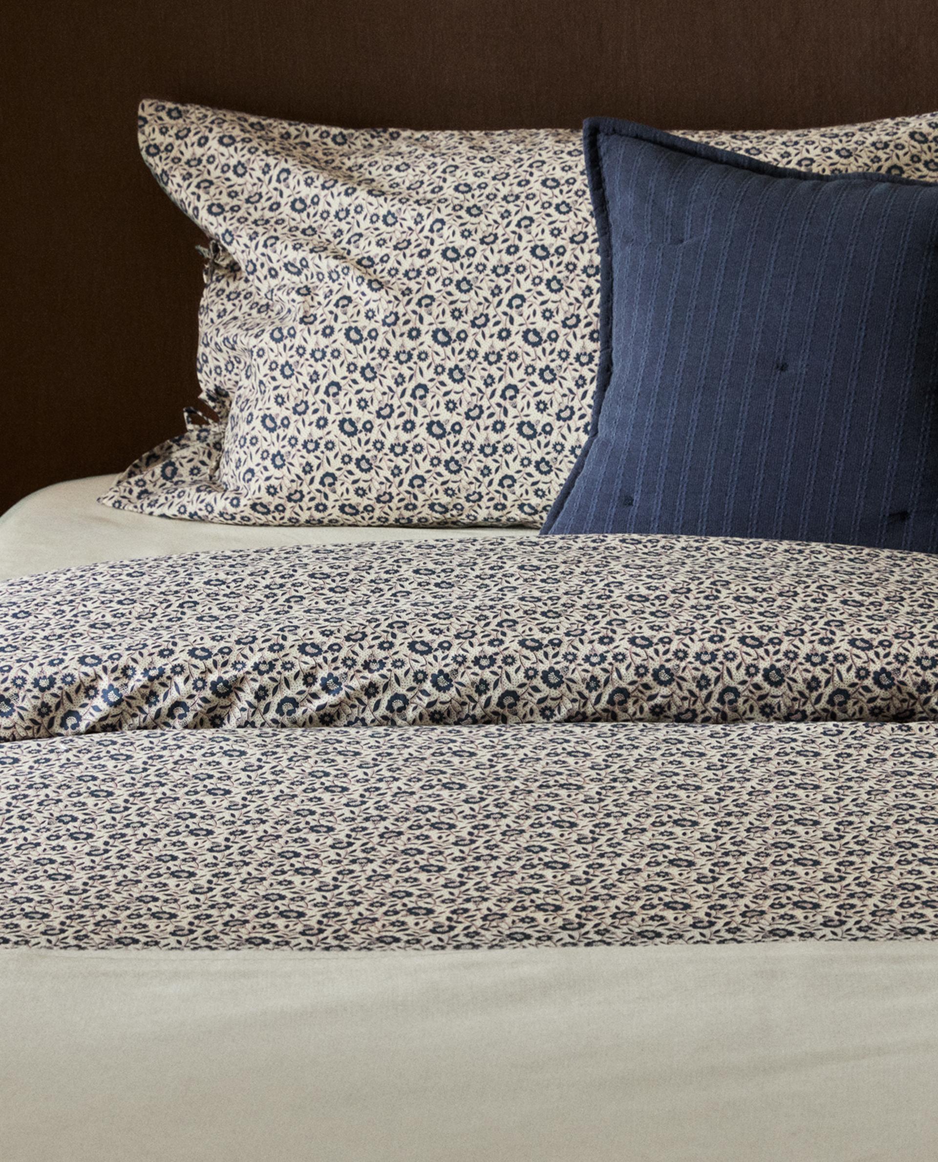 ザラホーム 150×220cm 掛け布団カバー 花柄 キッズ フローラル コットン 掛け布団カバー | Zara Home 日本/Japan