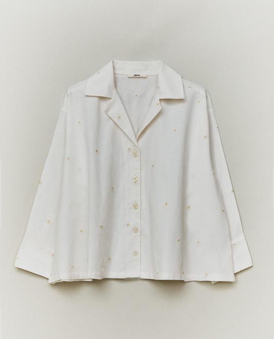CHEMISE FLORALE MARGUERITES