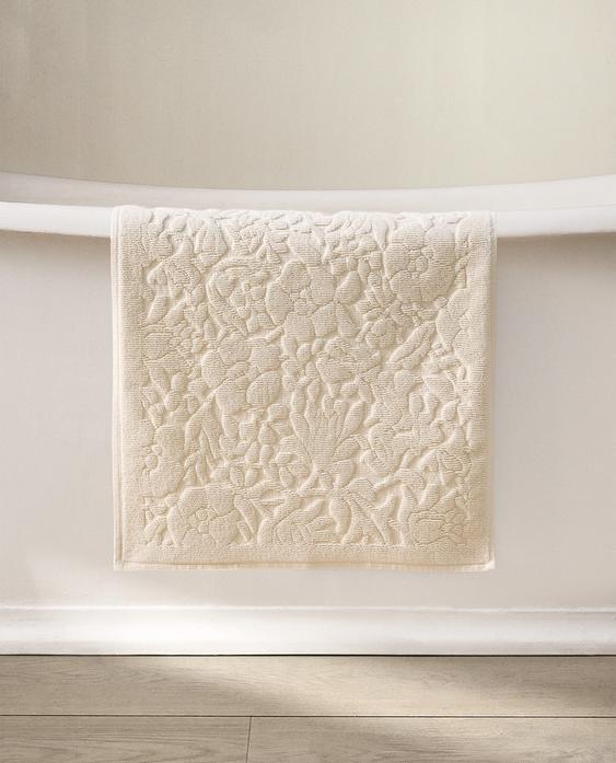 TAPETE DE BANHO DE ALGODÃO COM JACQUARD TAPETE DE BANHO DE ALGODÃO COM JACQUARD