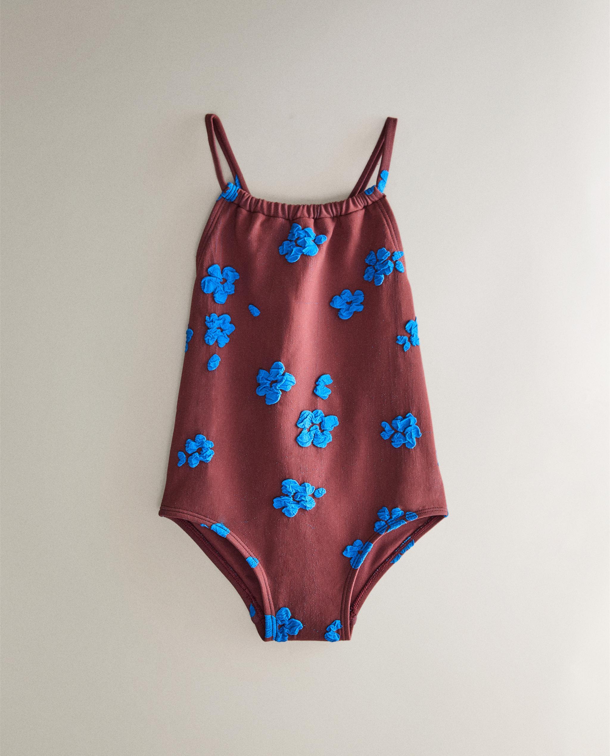 KIDS’ FLORAL SWIMSUIT