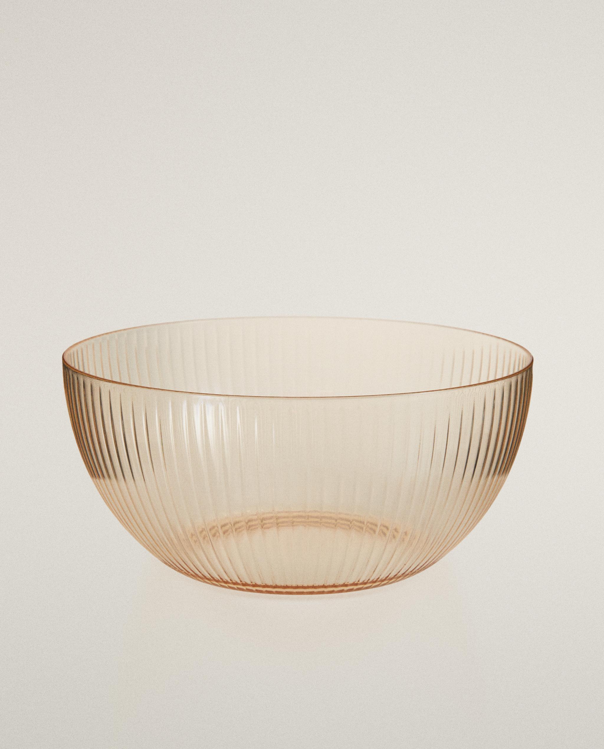 STRIPED ACRYLIC SALAD BOWL product thumbnail 3