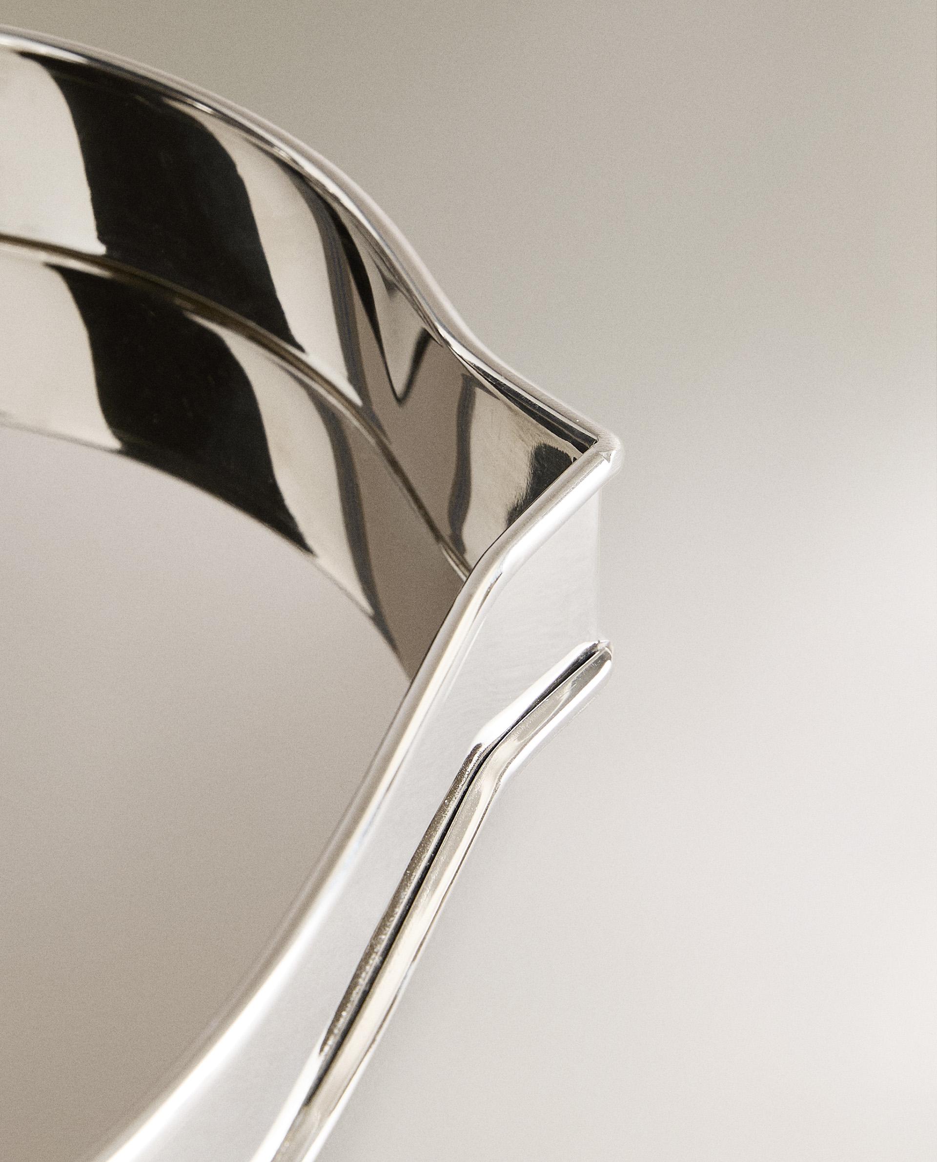 SILVER STEEL TRAY | Zara Home United States of America