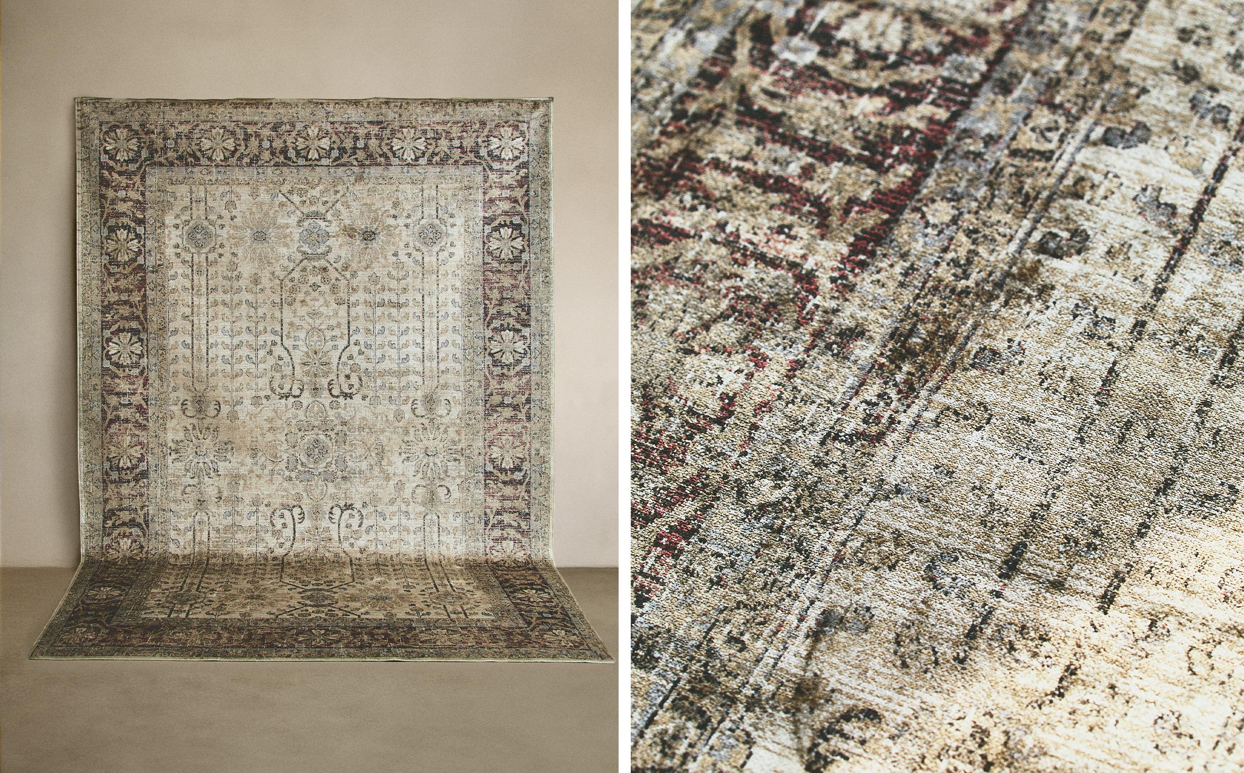 VINTAGE-EFFECT RUG