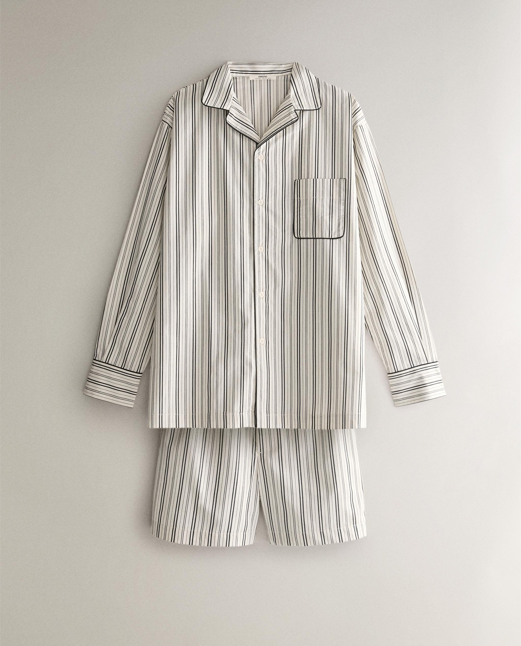 STRIPED COTTON SHORTS product thumbnail 2