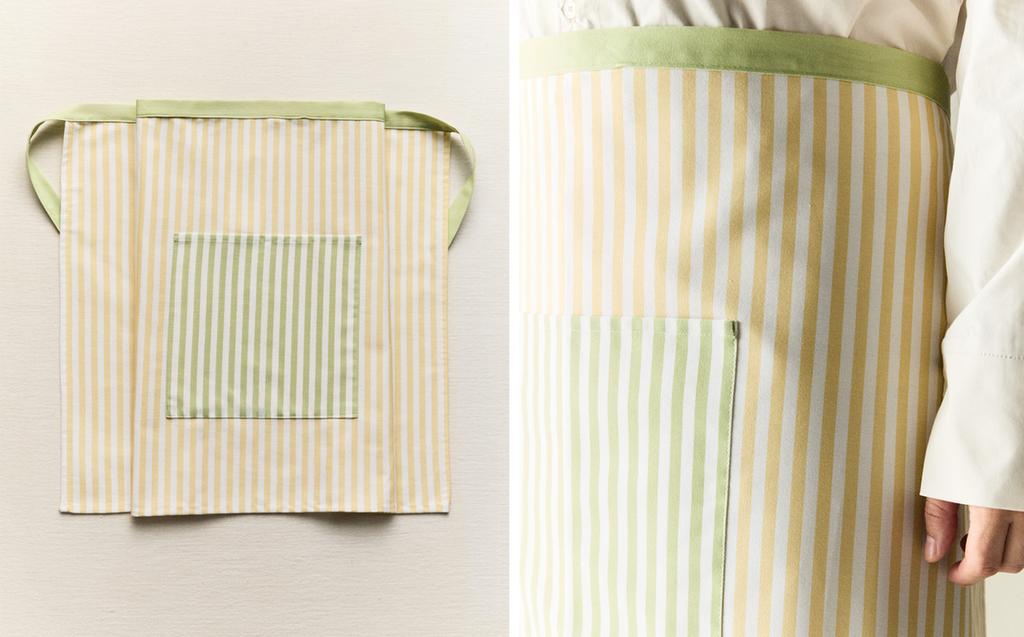 AVENTAL DE ALGODÃO LISTRADO DE SORVETES AVENTAL DE ALGODÃO LISTRADO DE SORVETES