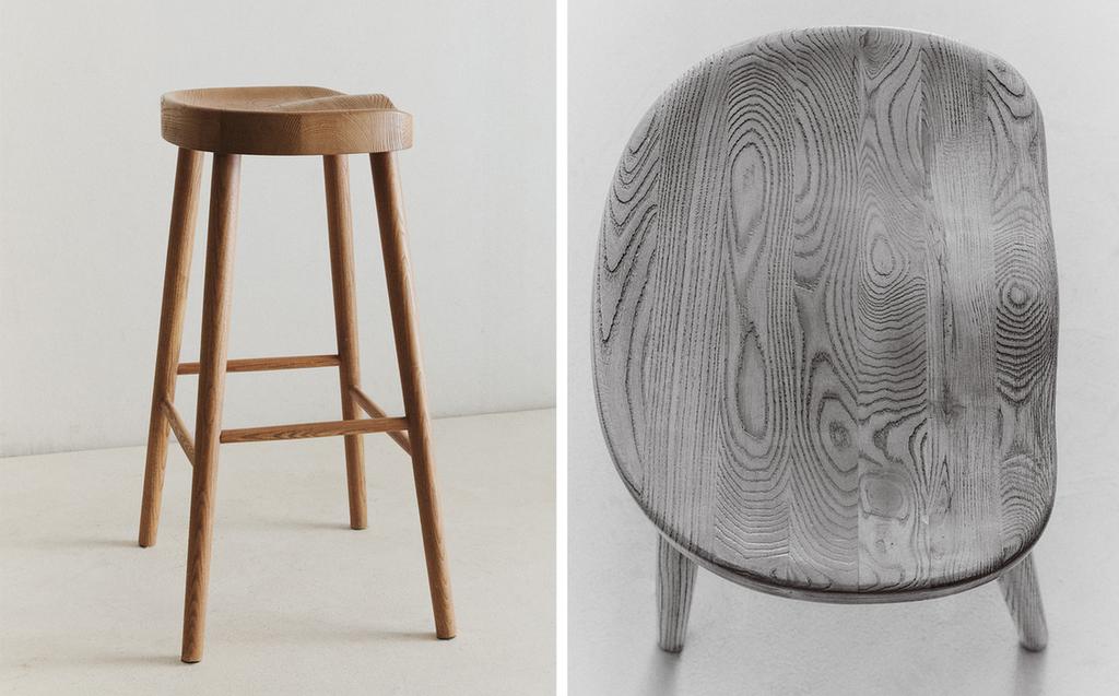 ASH WOOD STOOL ASH WOOD STOOL
