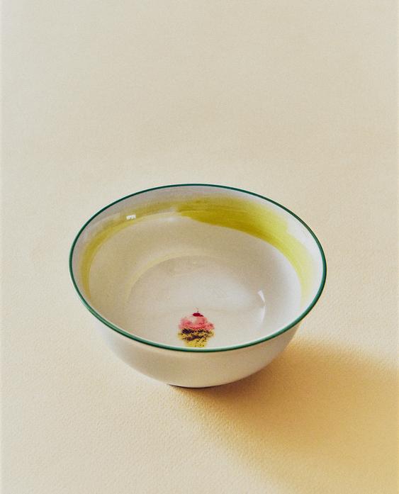 STONEWARE BOWL WITH ICE CREAM DESIGN