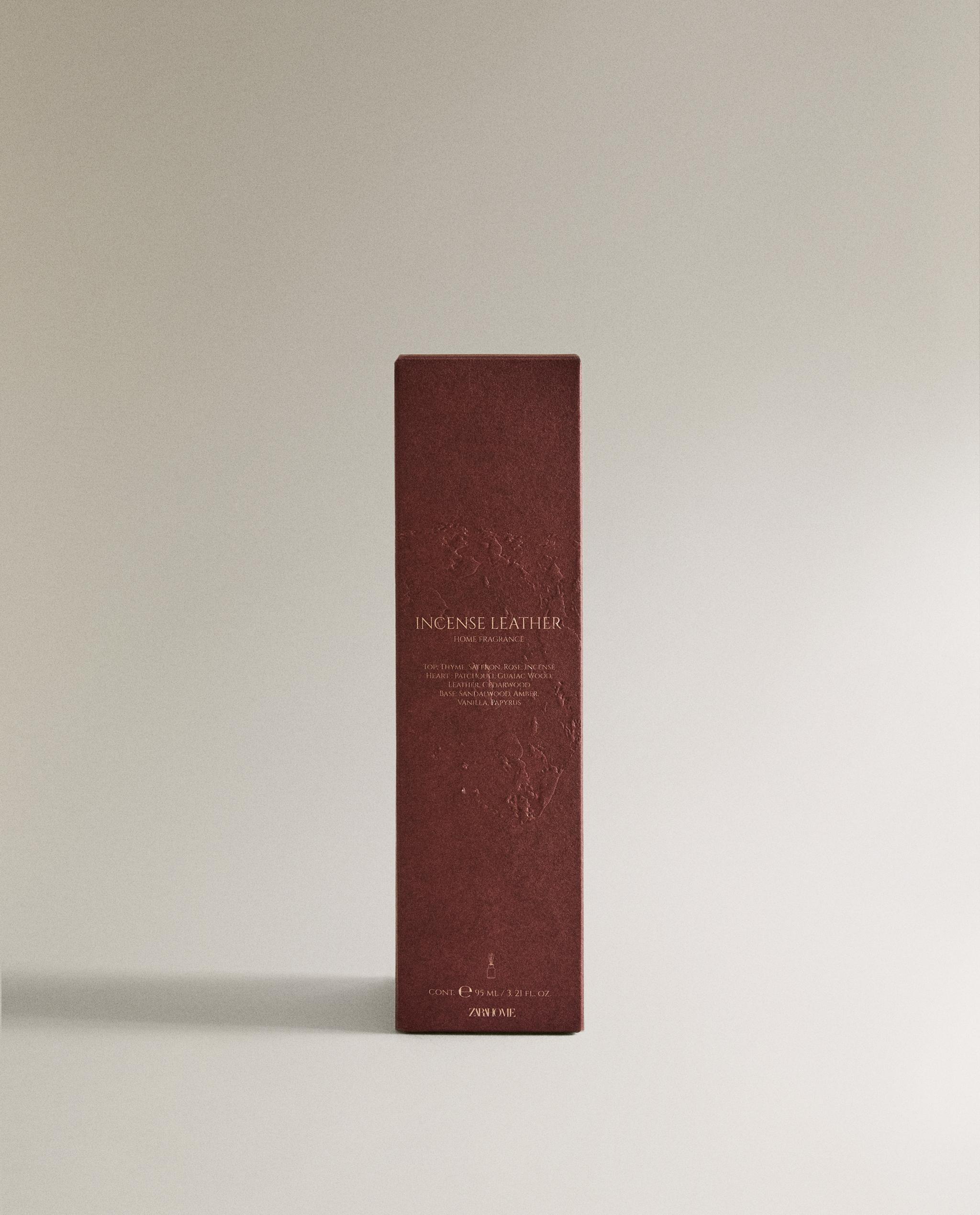 ZARA  ラージエッセンシャルディフューザー 95ML）INCENSE LEATHER リードディフューザー | Zara Home 日本/Japan