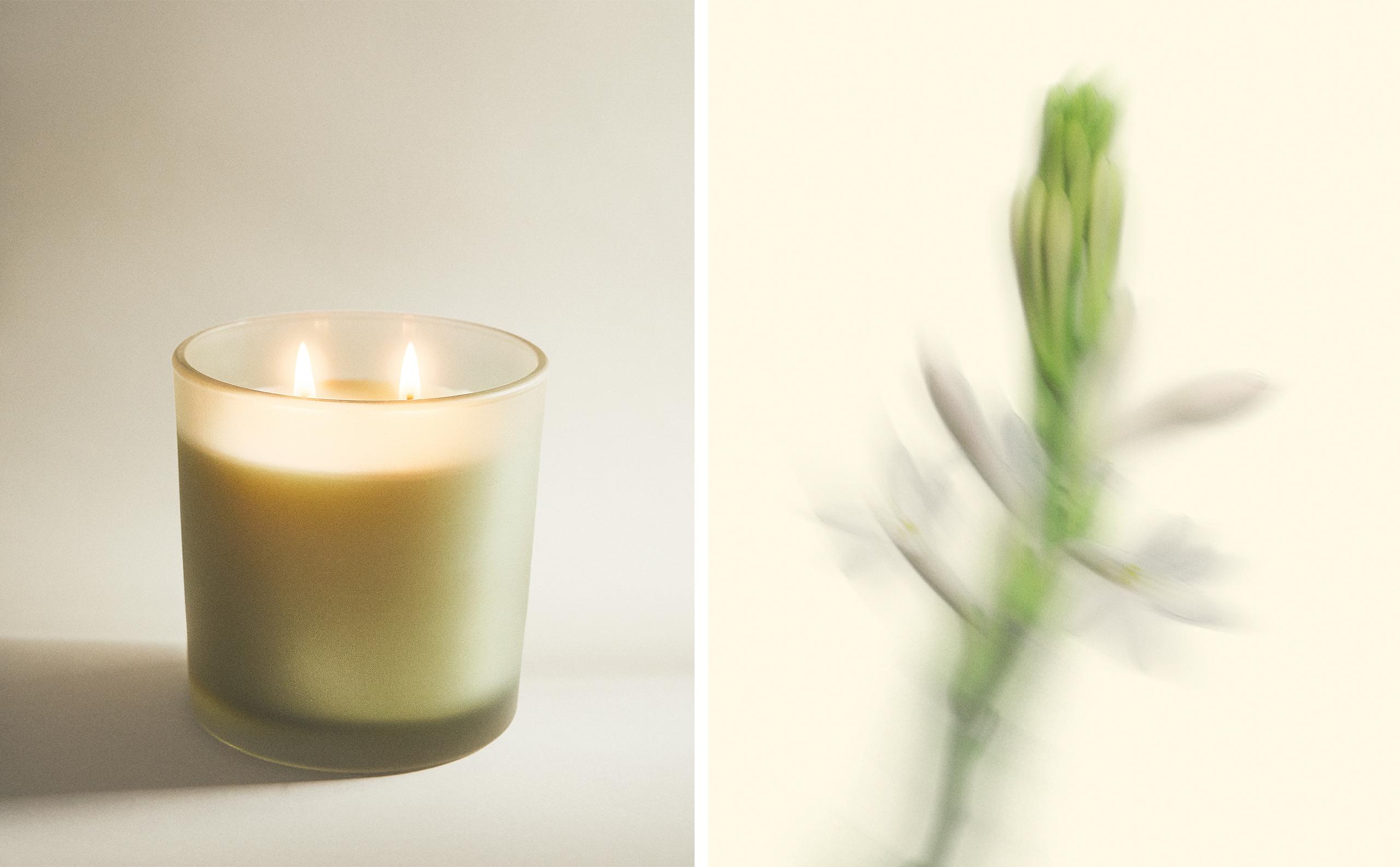 (350 G) TUBEROSE SCENTED CANDLE