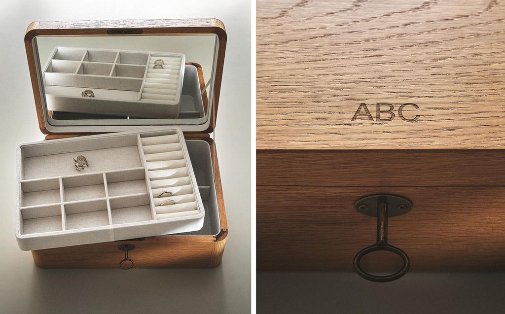 HOLZSCHMUCKKÄSTCHEN MIT SPIEGEL HOLZSCHMUCKKÄSTCHEN MIT SPIEGEL