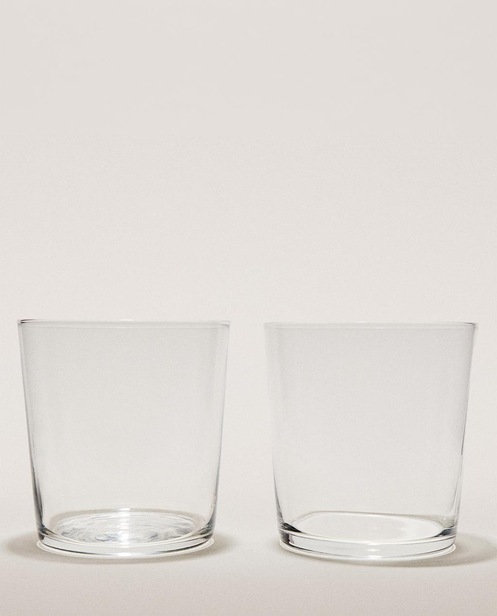 SET OF TALL GLASS TUMBLERS (SET OF 4)