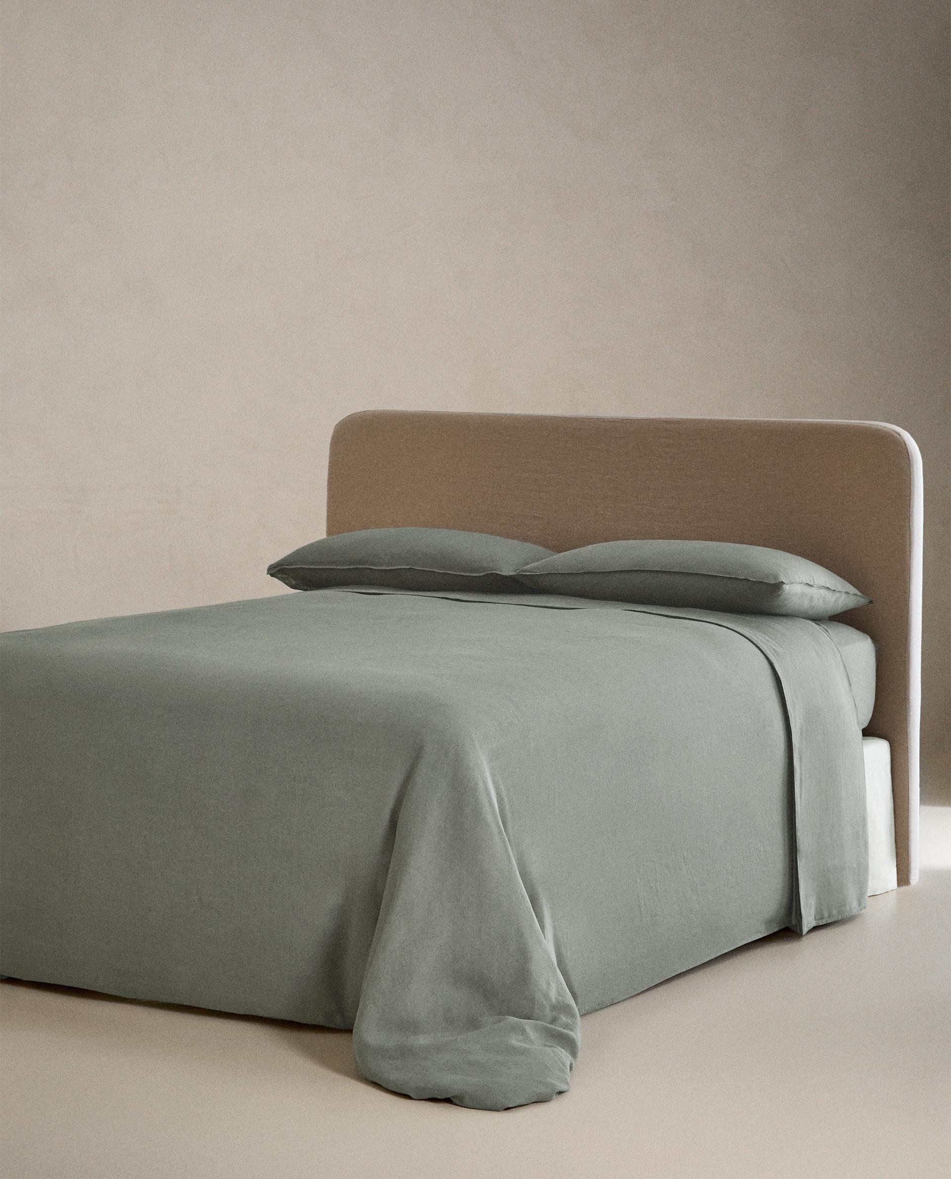 (140 GxM²) WASHED LINEN DUVET COVER