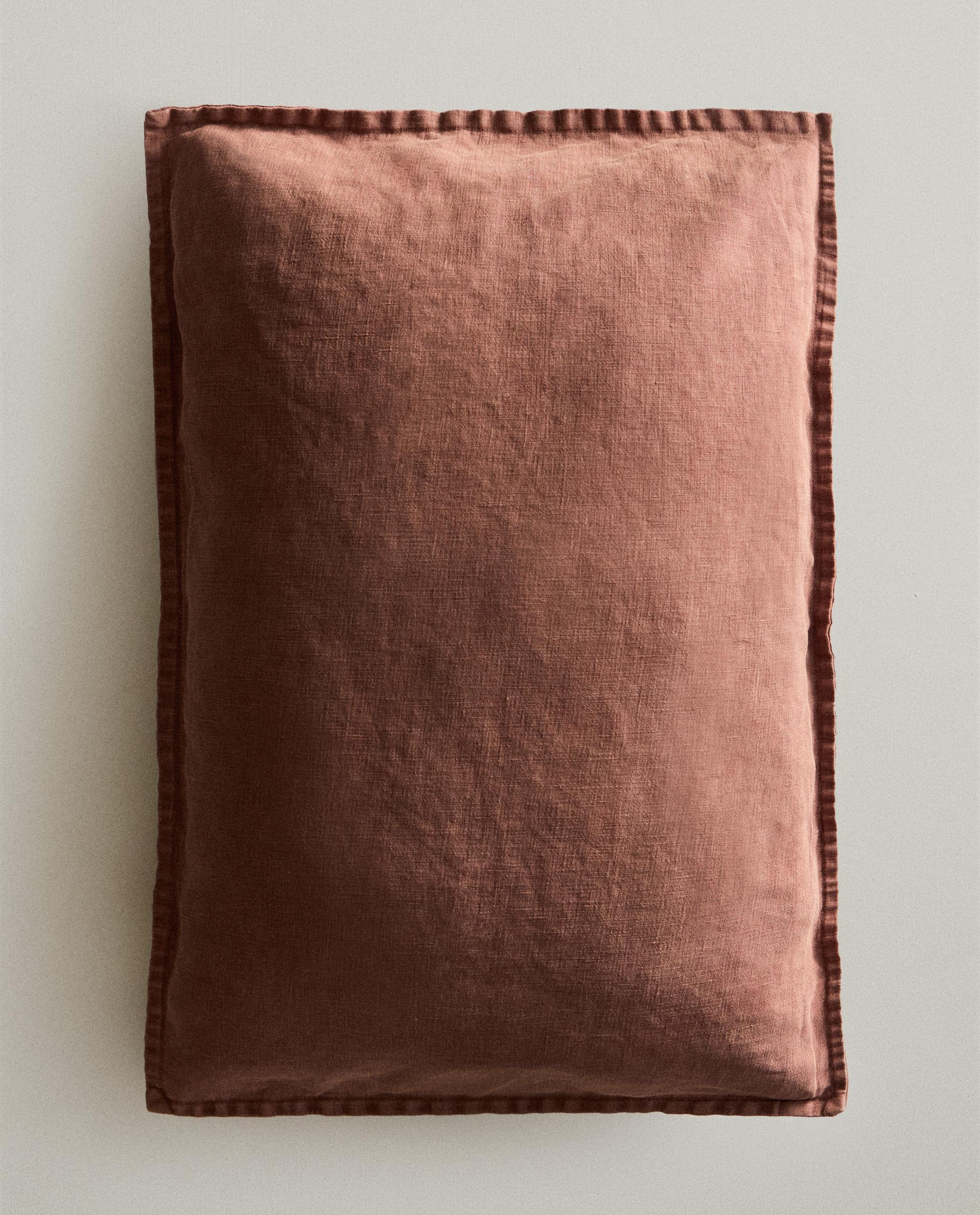 WASHED LINEN CUSHION COVER