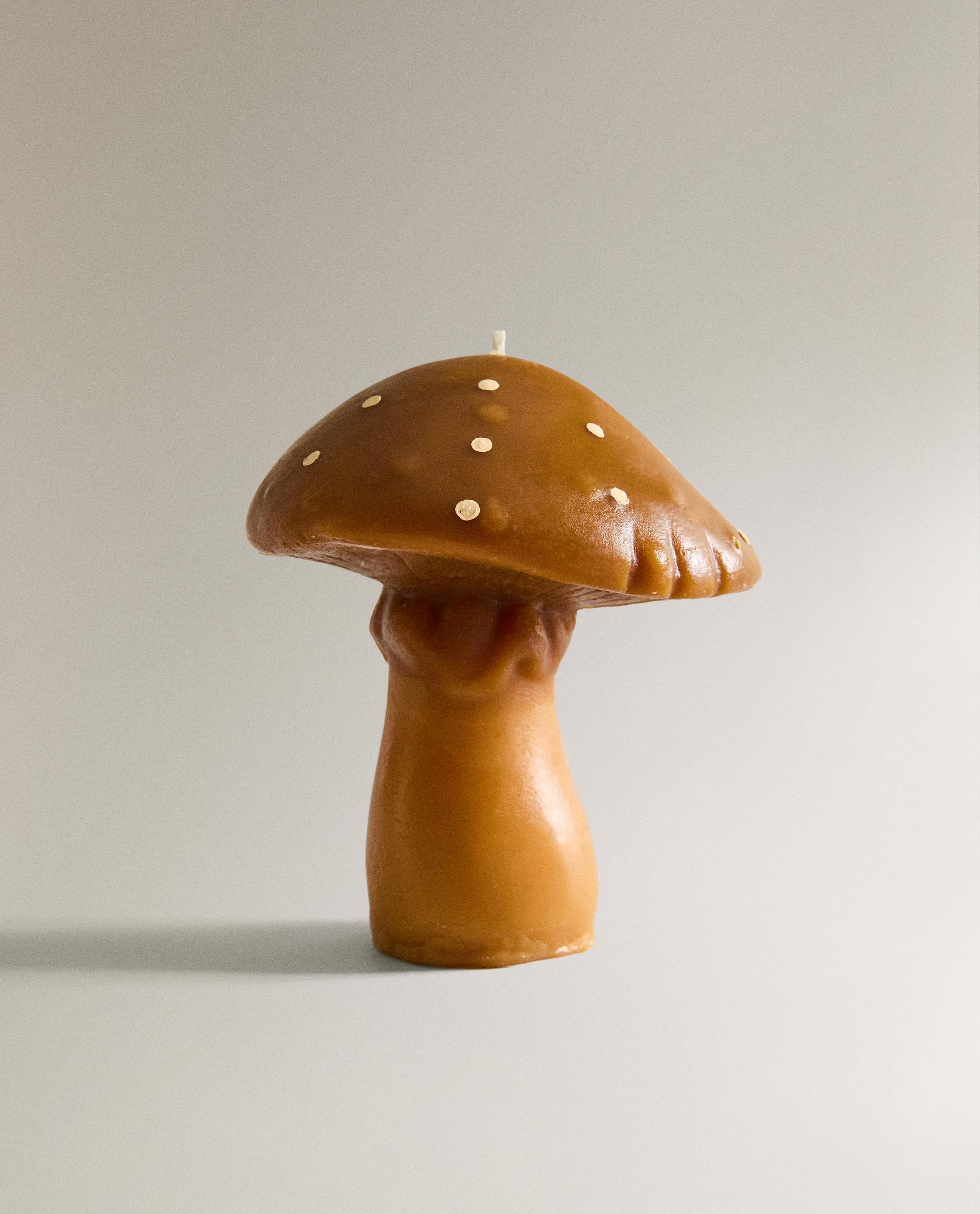きのこ アロマティックキャンドル キノコ型 小さい PUNTOS PUMPKIN