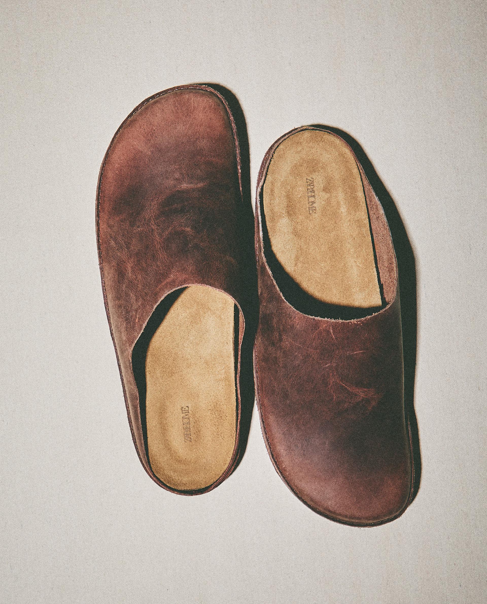 MINIMAL LEATHER MULES | Zara Home United States of America MINIMAL LEATHER MULES | Zara Home United States of America