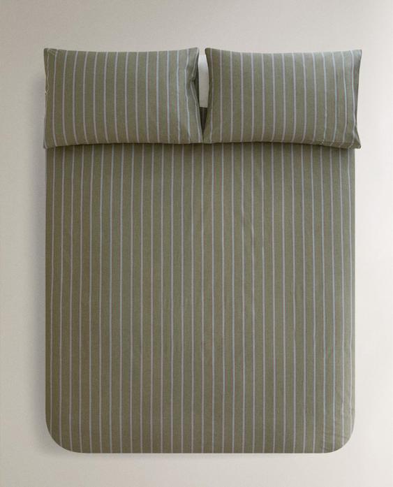 غلاف لحاف مخطط من البركال (كثافة 300 خيط) غلاف لحاف مخطط من البركال (كثافة 300 خيط)