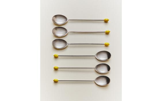 PACK OF STEEL LEMON DESSERT SPOONS (PACK OF 6)