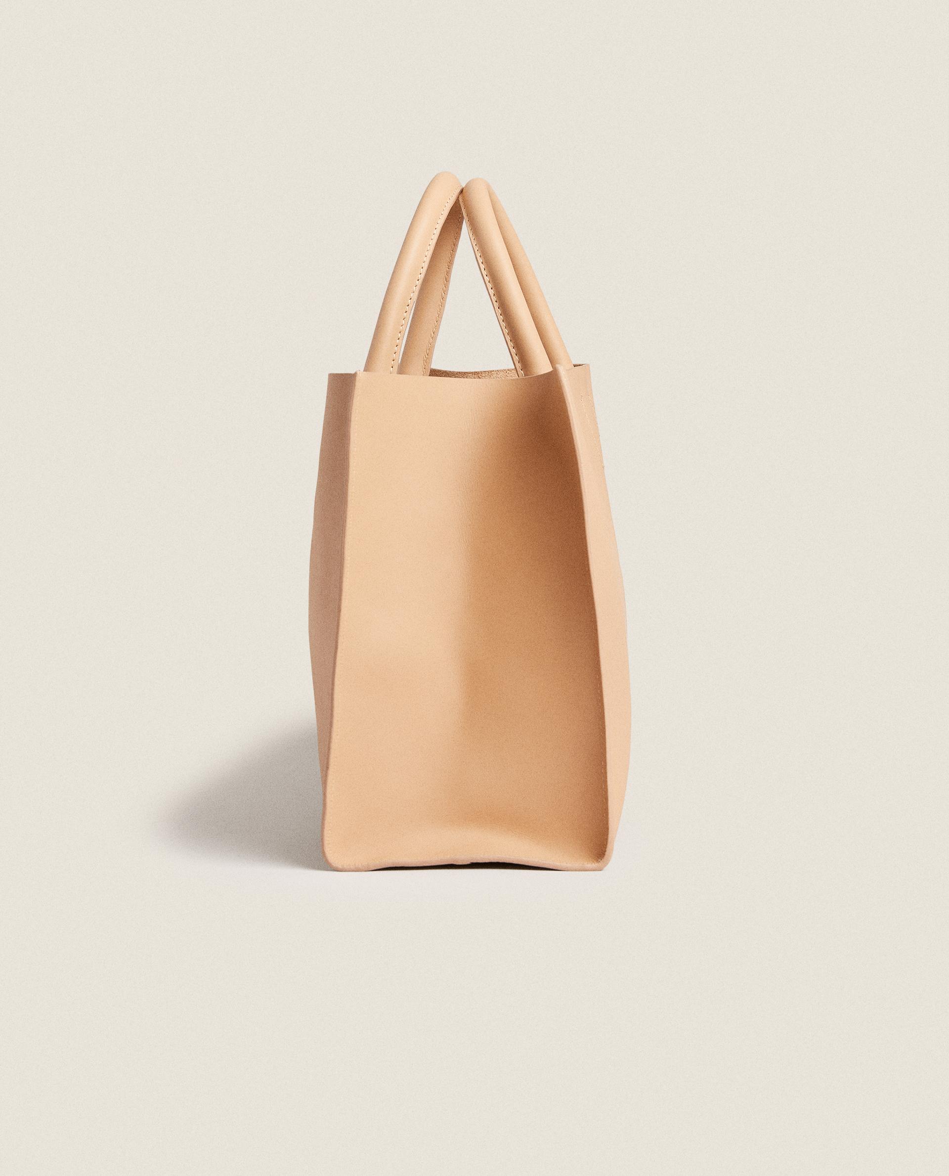 ZARAHOME ザラホーム★レザートート レザー トートバッグ | Zara Home 日本/Japan