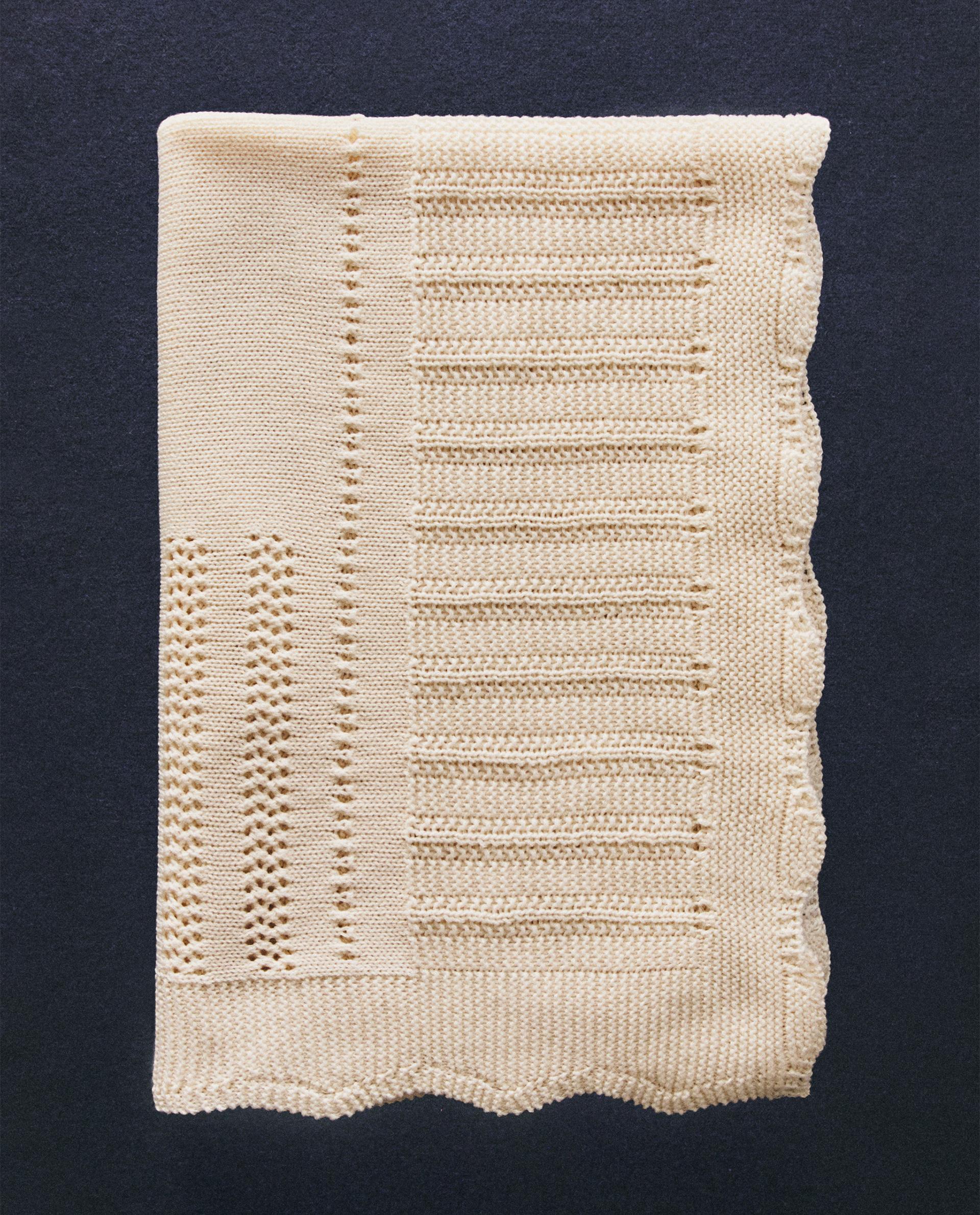 ベビー ドロンワーク コットン ブランケット | Zara Home 日本/Japan