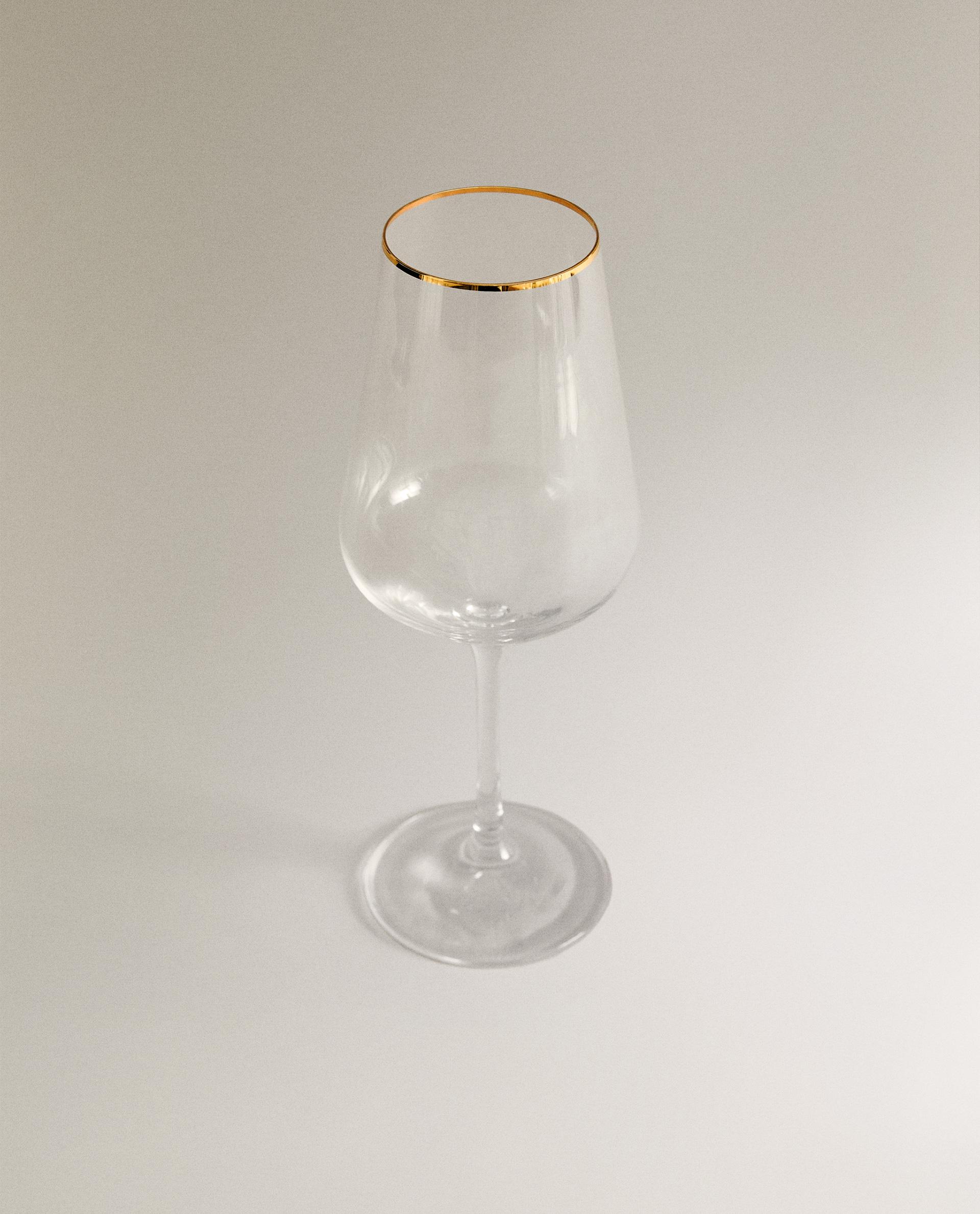 BOHEMIA CRYSTAL GLASS WITH GOLD RIM product thumbnail 6