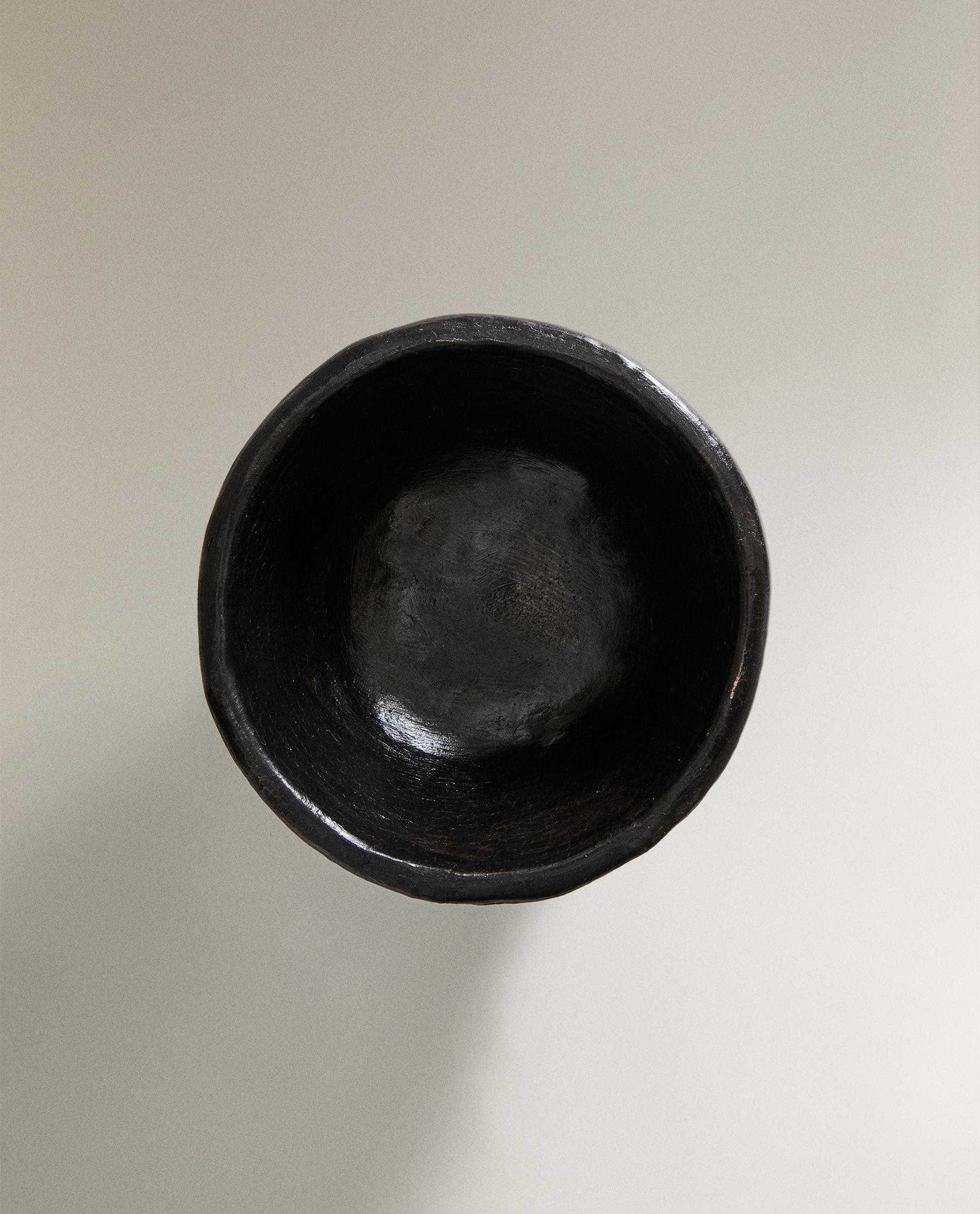 IRREGULAR DECORATIVE TERRACOTTA BOWL