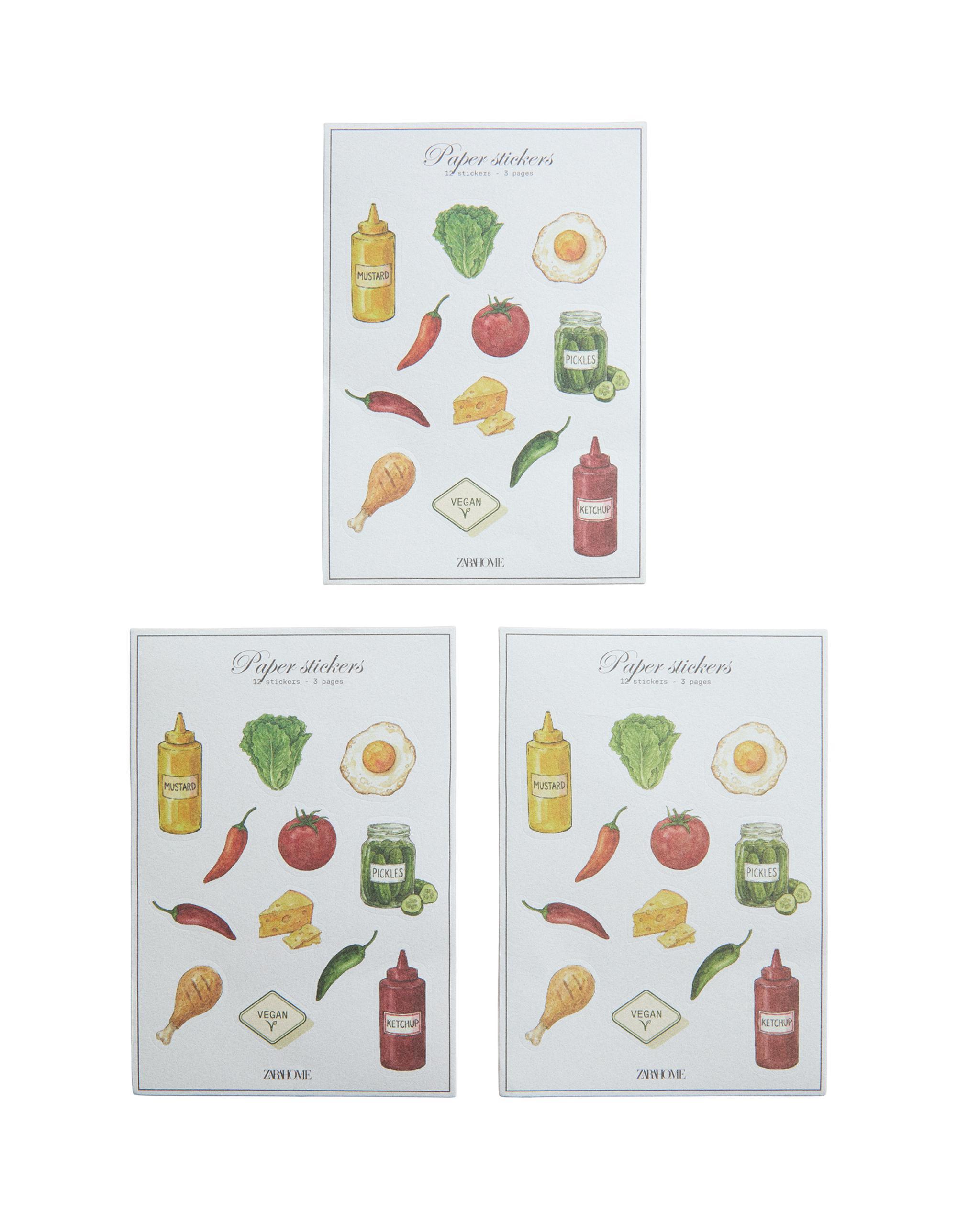 PACK OF BARBECUE STICKERS