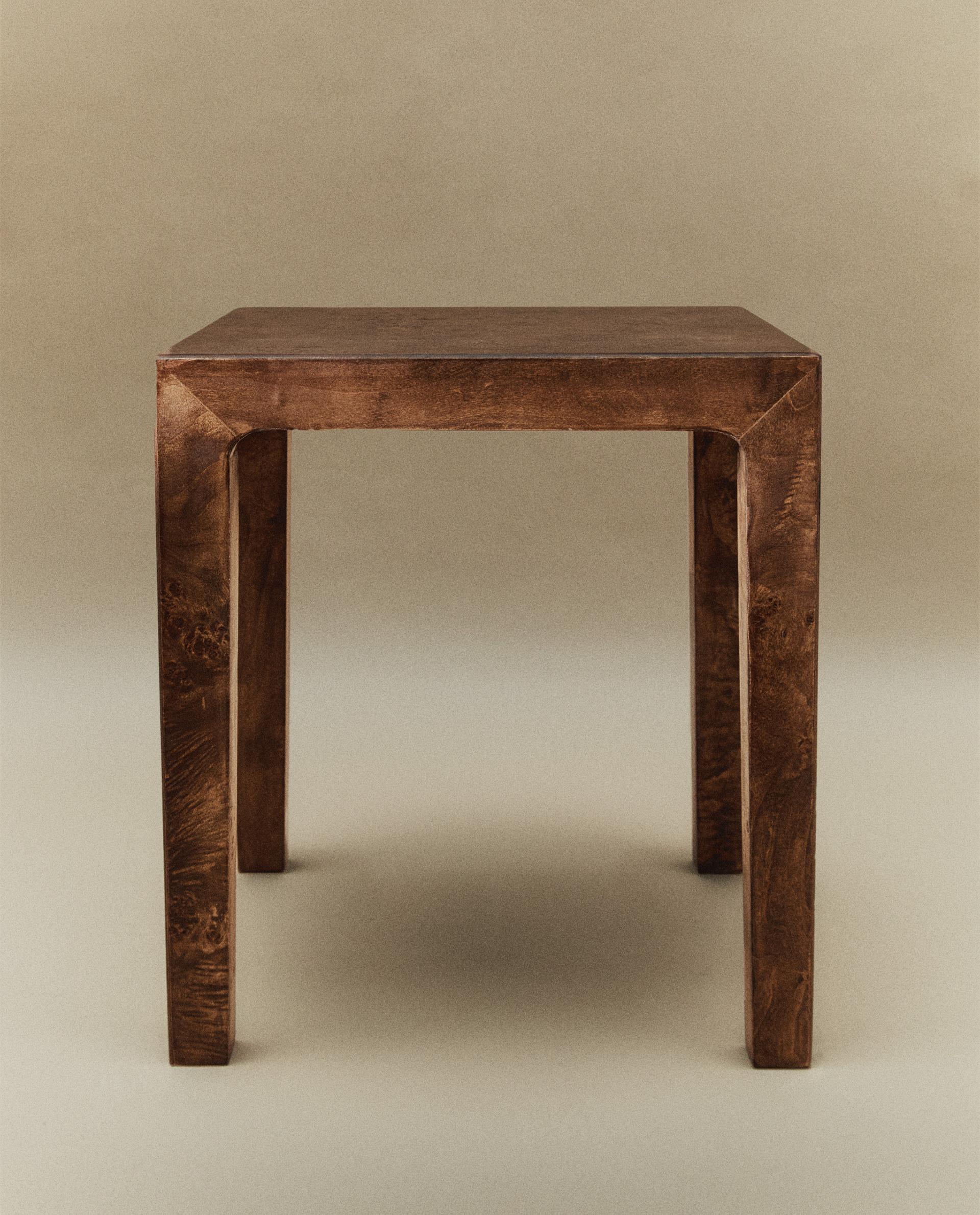 ショップレビュー ランキング Zara | TABLE SIDE WOODEN DARK Home America of States United サイドテーブル・ナイトテーブル・ローテーブル