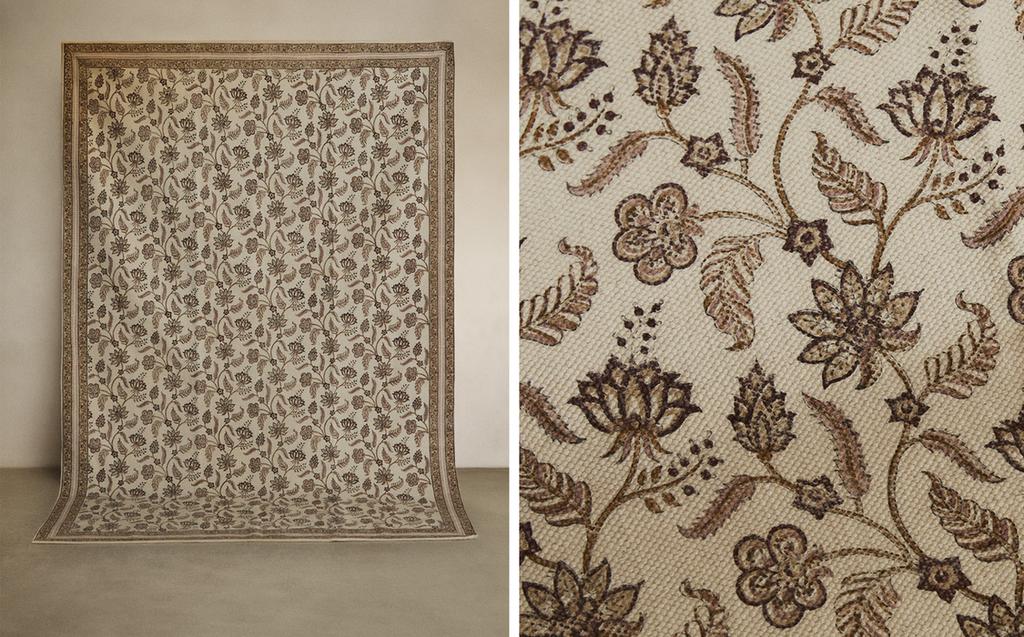 FLORAL PRINT RUNNER RUG