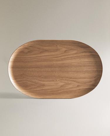 オーバルウッド トレイ