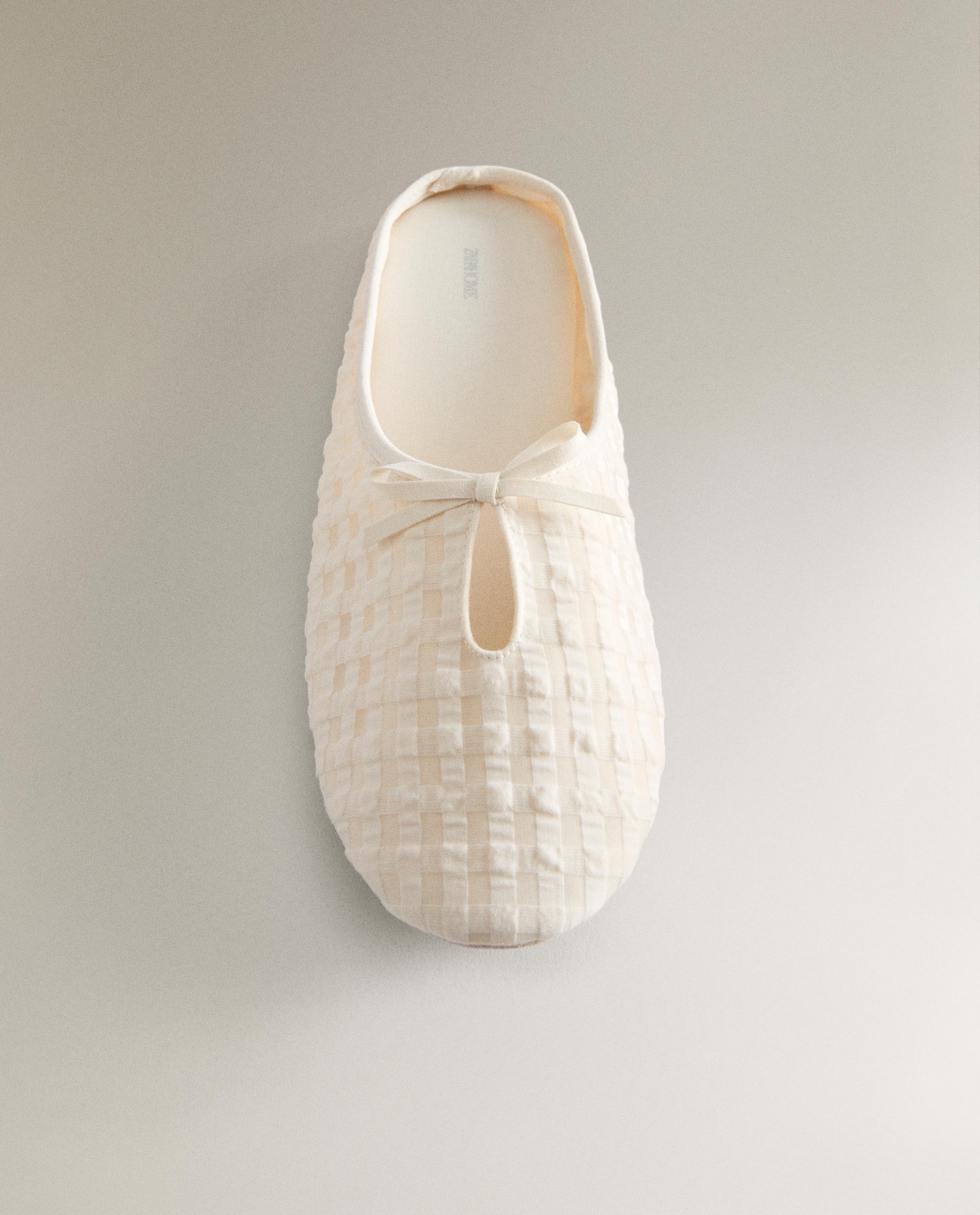 GINGHAM MULE SLIPPERS product thumbnail 4