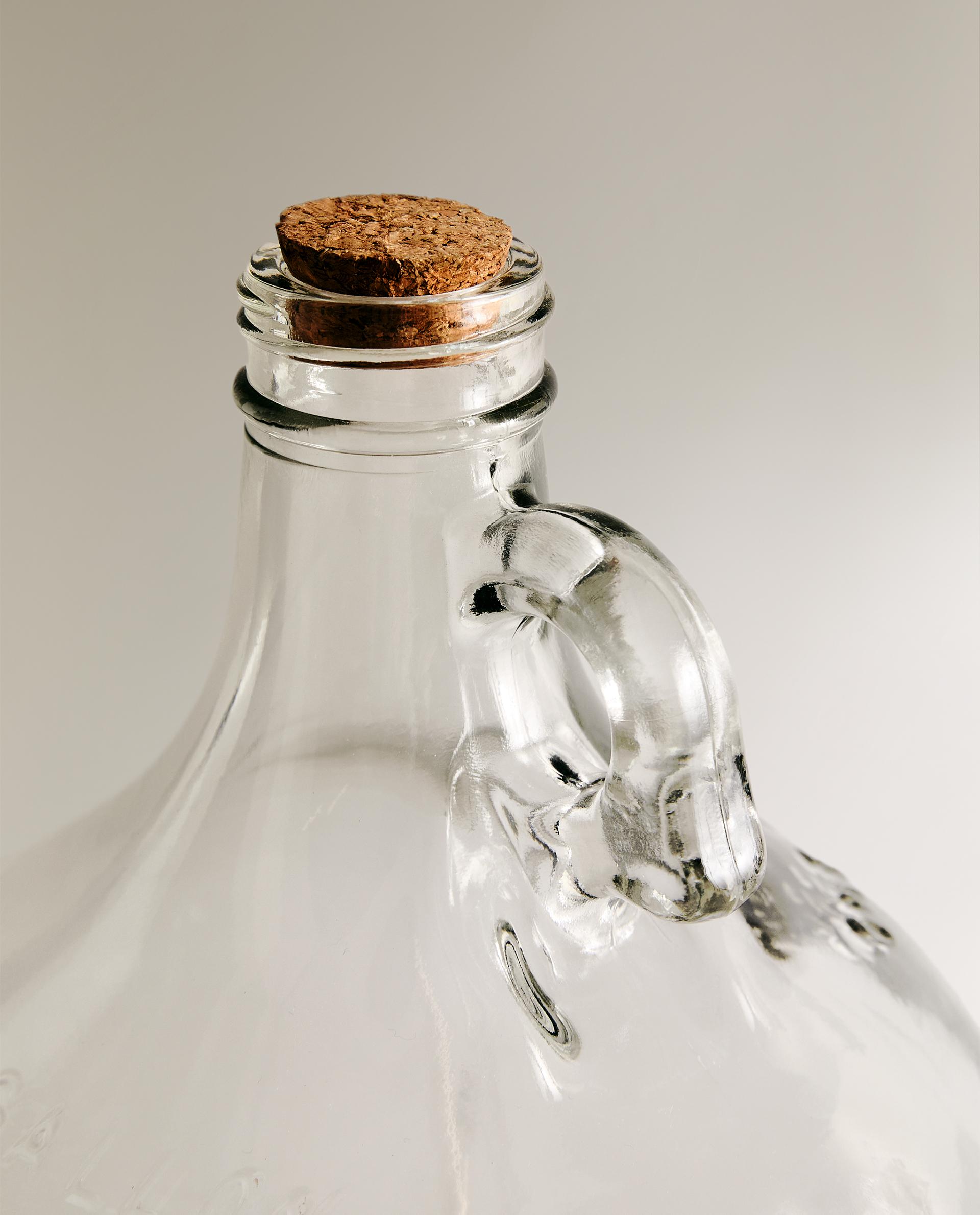 GLASS JAR BOTTLE WITH TAP