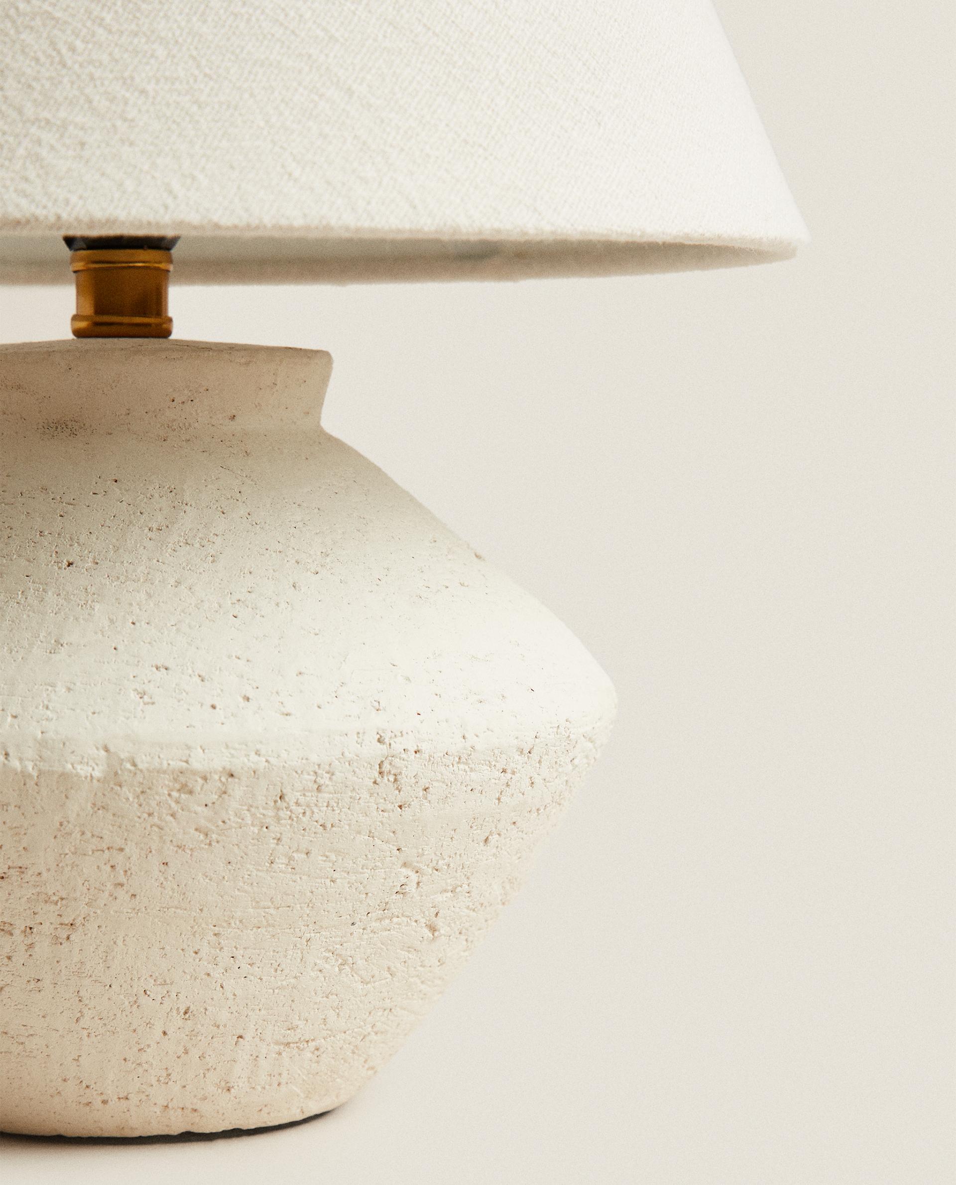 SMALL TABLE LAMP WITH EARTHENWARE BASE product thumbnail 6