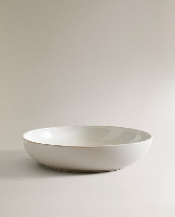 LARGE ECRU SALAD BOWL