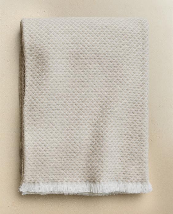 بطانية ديكور بتصميم ألماسي بطانية ديكور بتصميم ألماسي