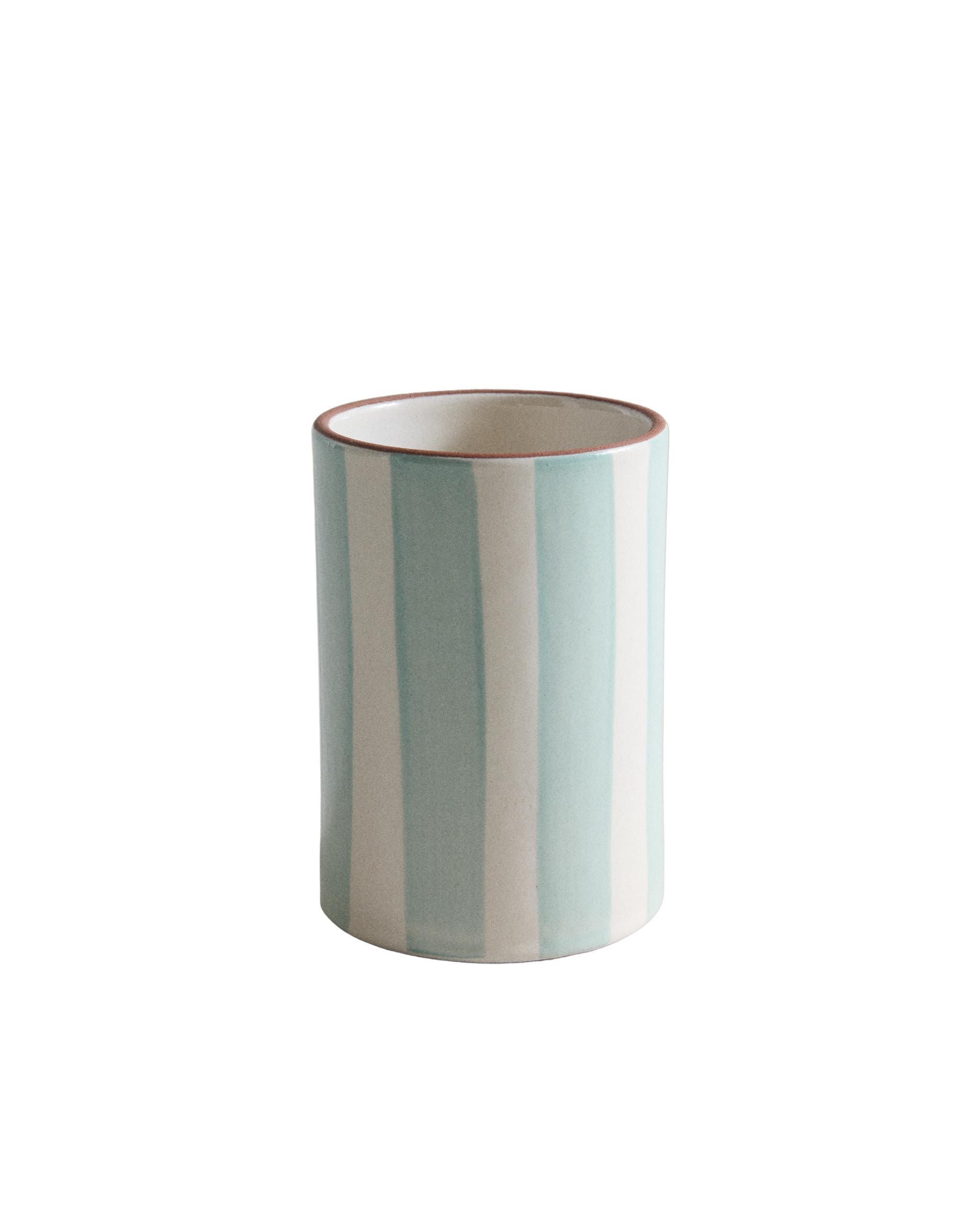 STRIPED CERAMIC TOOTHBRUSH HOLDER product thumbnail 5