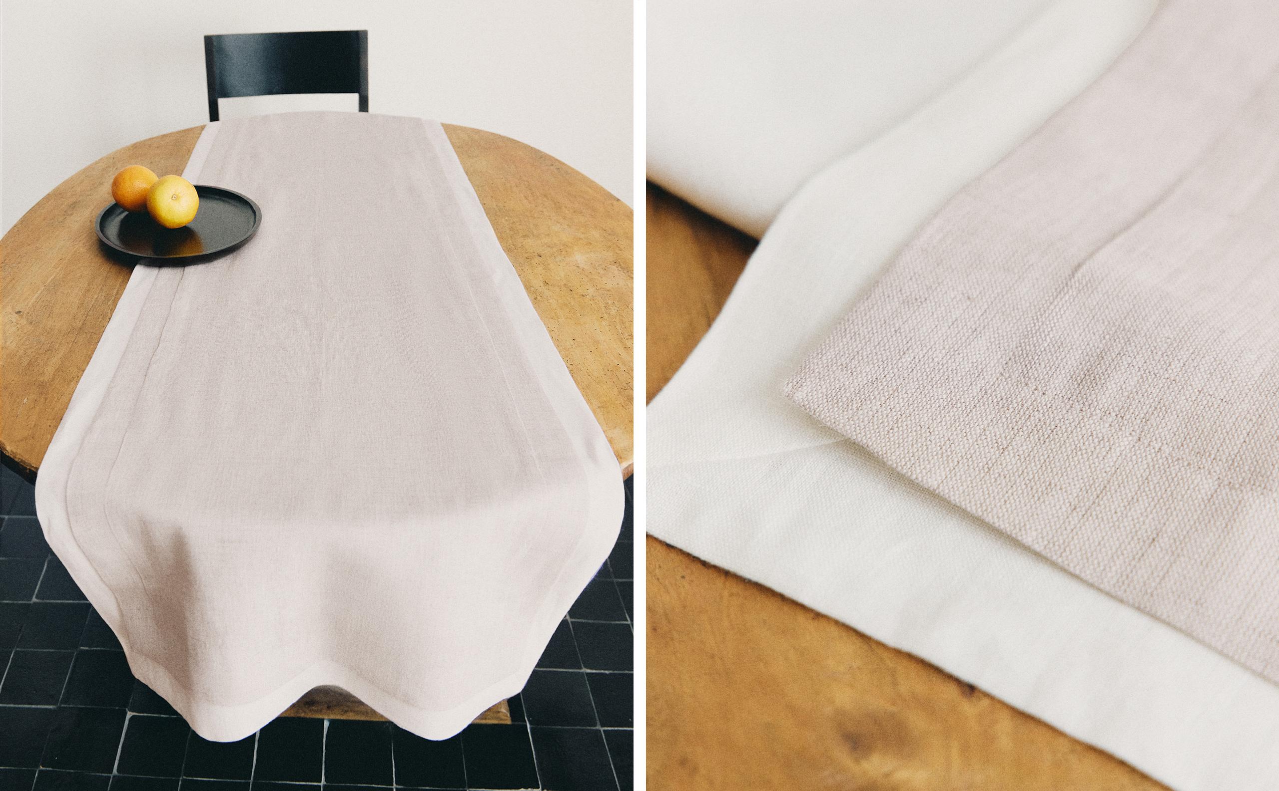 DOUBLE-LAYER LINEN TABLE RUNNER product thumbnail 8
