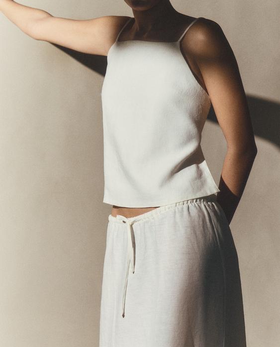 TOP LINO TIRANTES FINOS TOP LINO TIRANTES FINOS