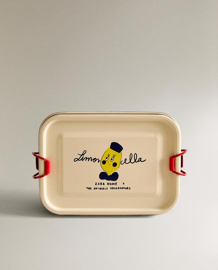 KIDS' STAINLESS STEEL LUNCHBOX X THE ANIMALS OBSERVATORY KIDS' STAINLESS STEEL LUNCHBOX X THE ANIMALS OBSERVATORY